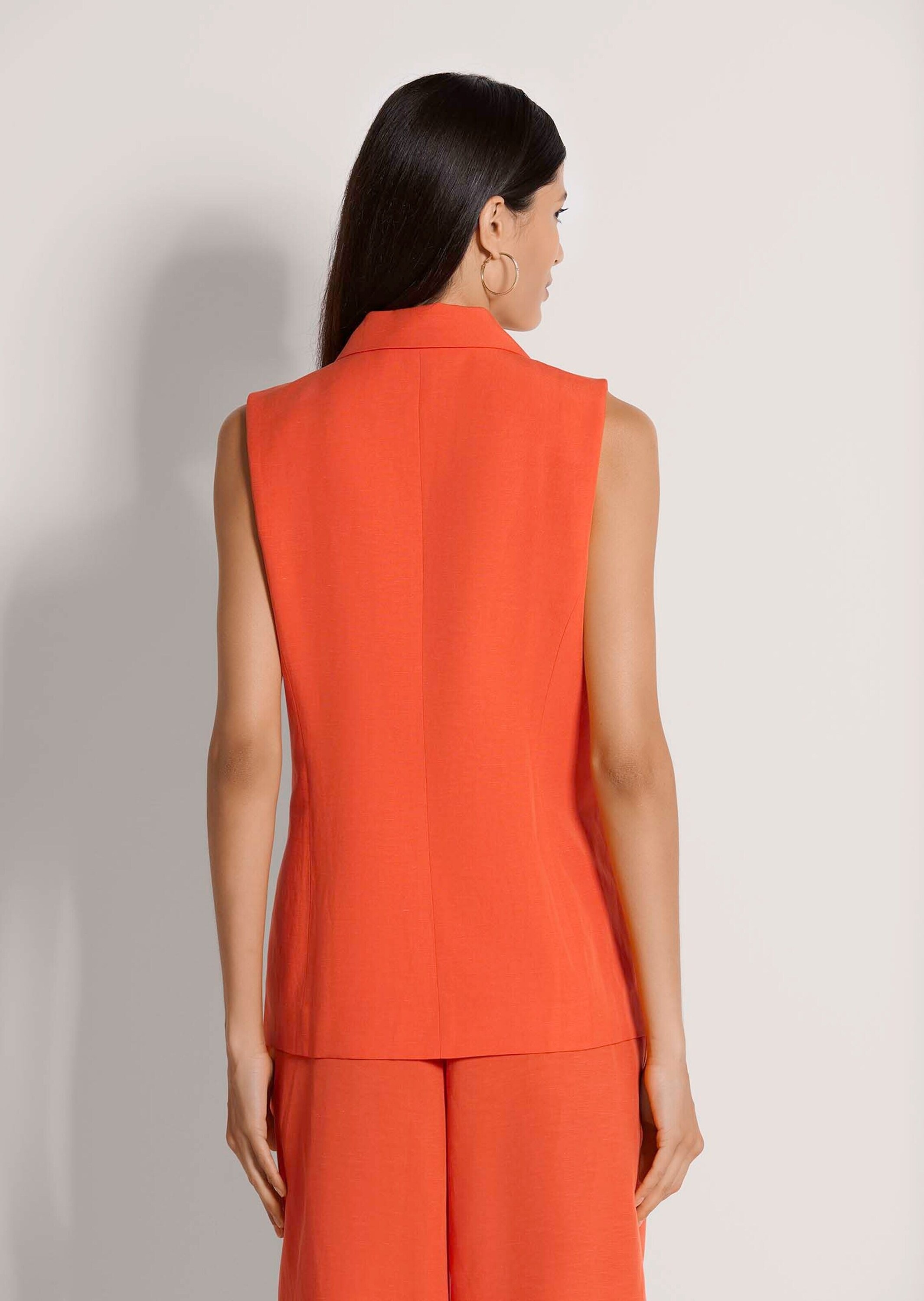 MADELEINE Kurzweste »Weste Elegante Anzug-Weste Damen, Reverskragen« Goldfarbene Knöpfe