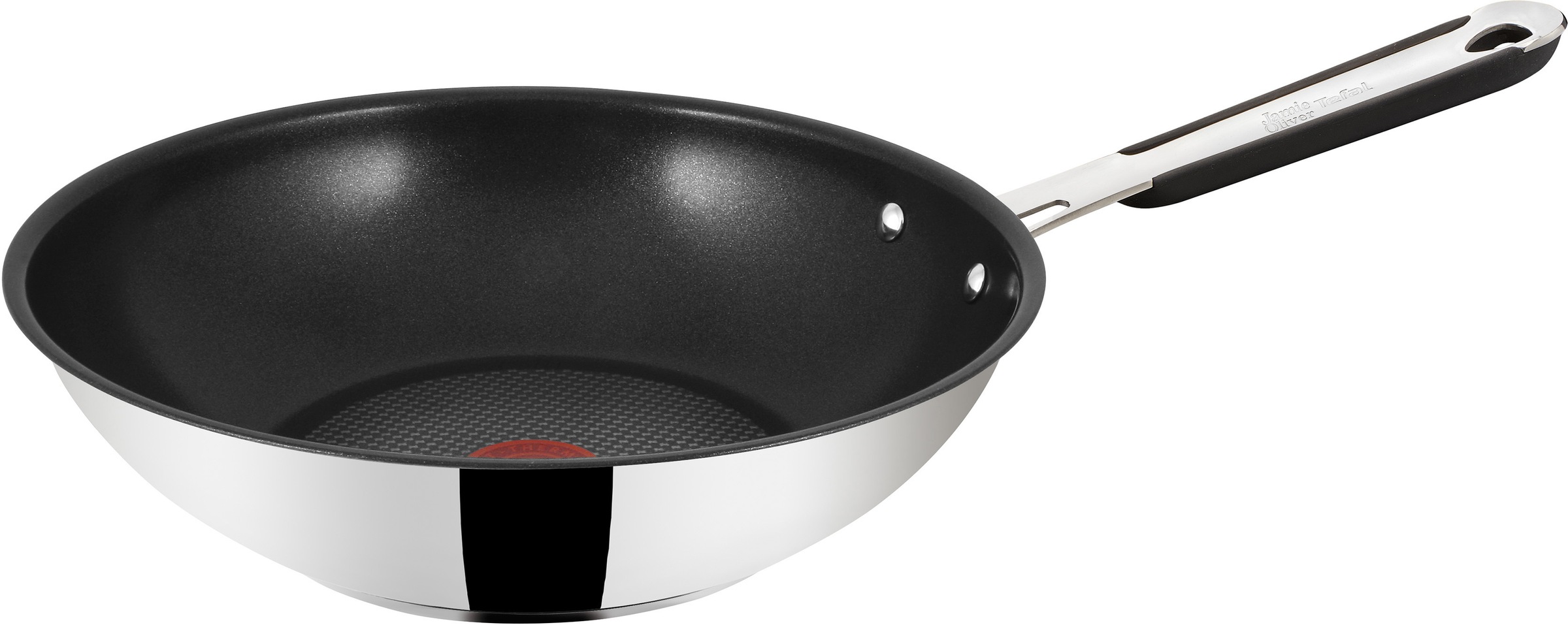 Tefal Wok »Tefal E79219 Jamie Oliver«, Edelstahl, Ø 28 cm, Induktion