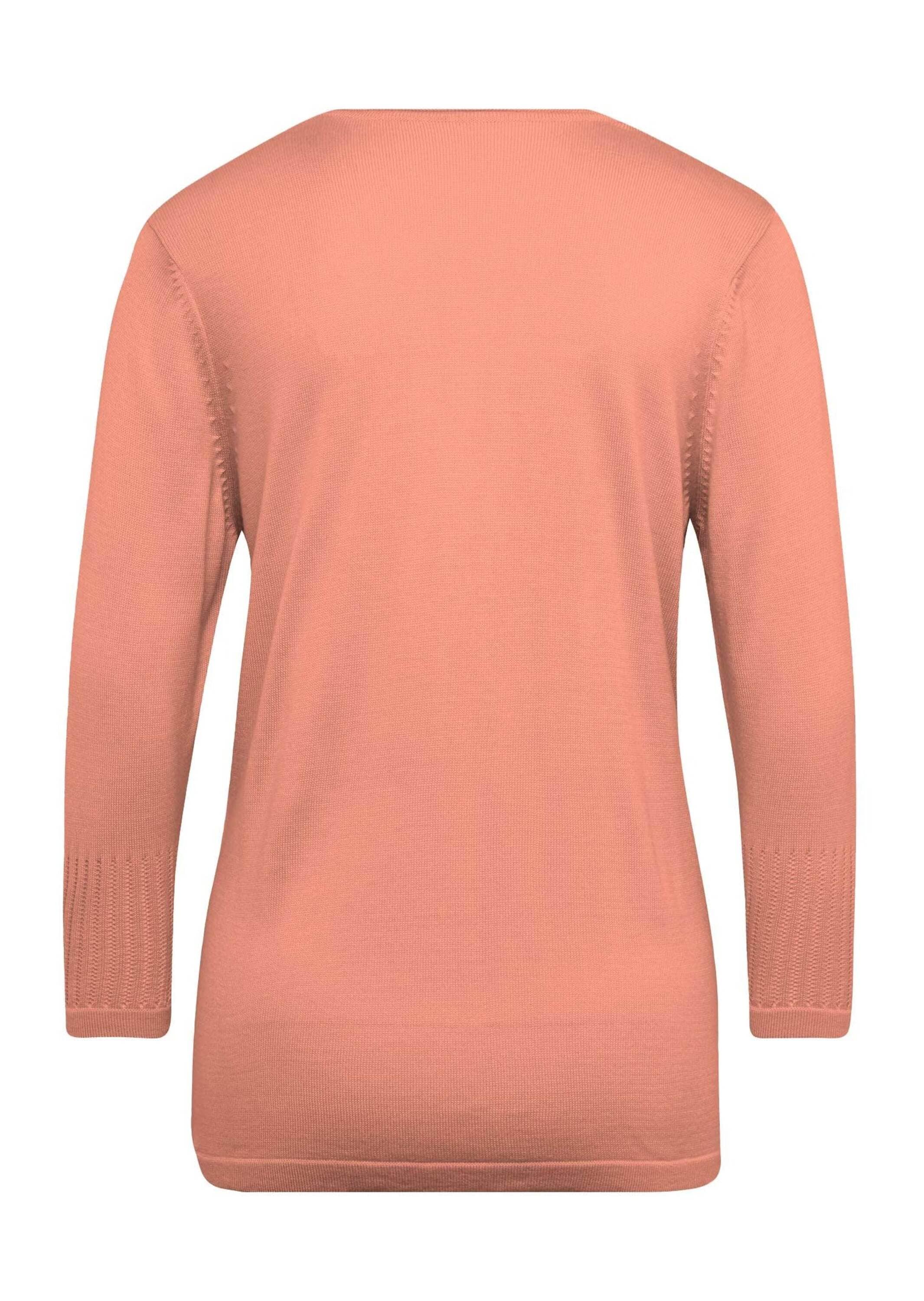 GOLDNER 3/4 Arm-Pullover »Pullover Gepflegter Ajour-Pullover mit femininen Durchbrüchen«
