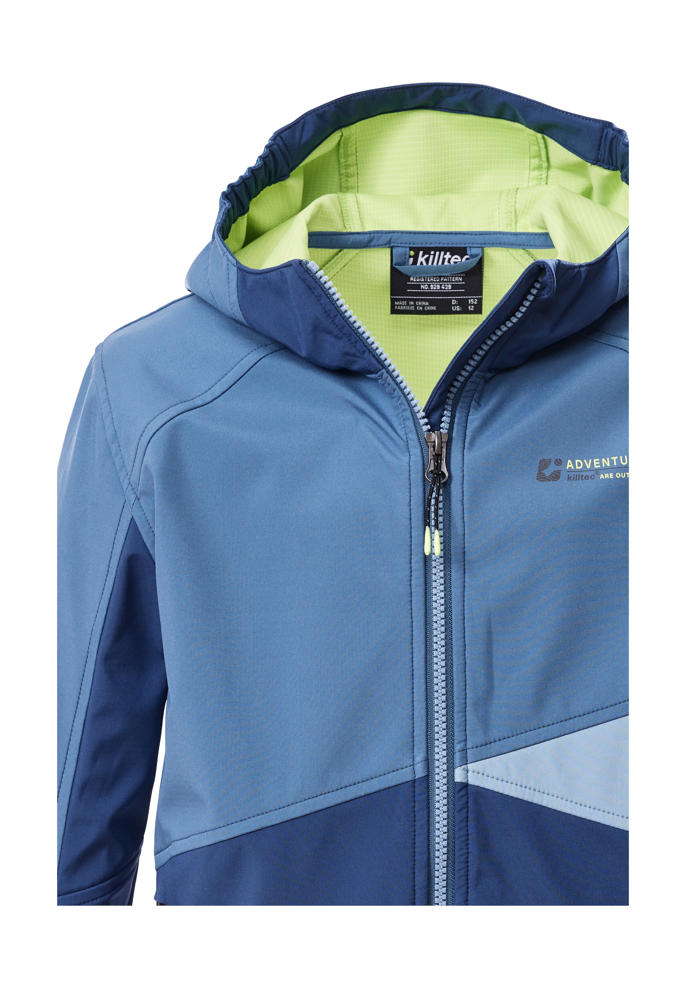 Killtec Softshelljacke »KOS 142 BYS SFTSHLL JCKT« Wind- und wasserabweisende Kinderjacke, Colourblock-Design