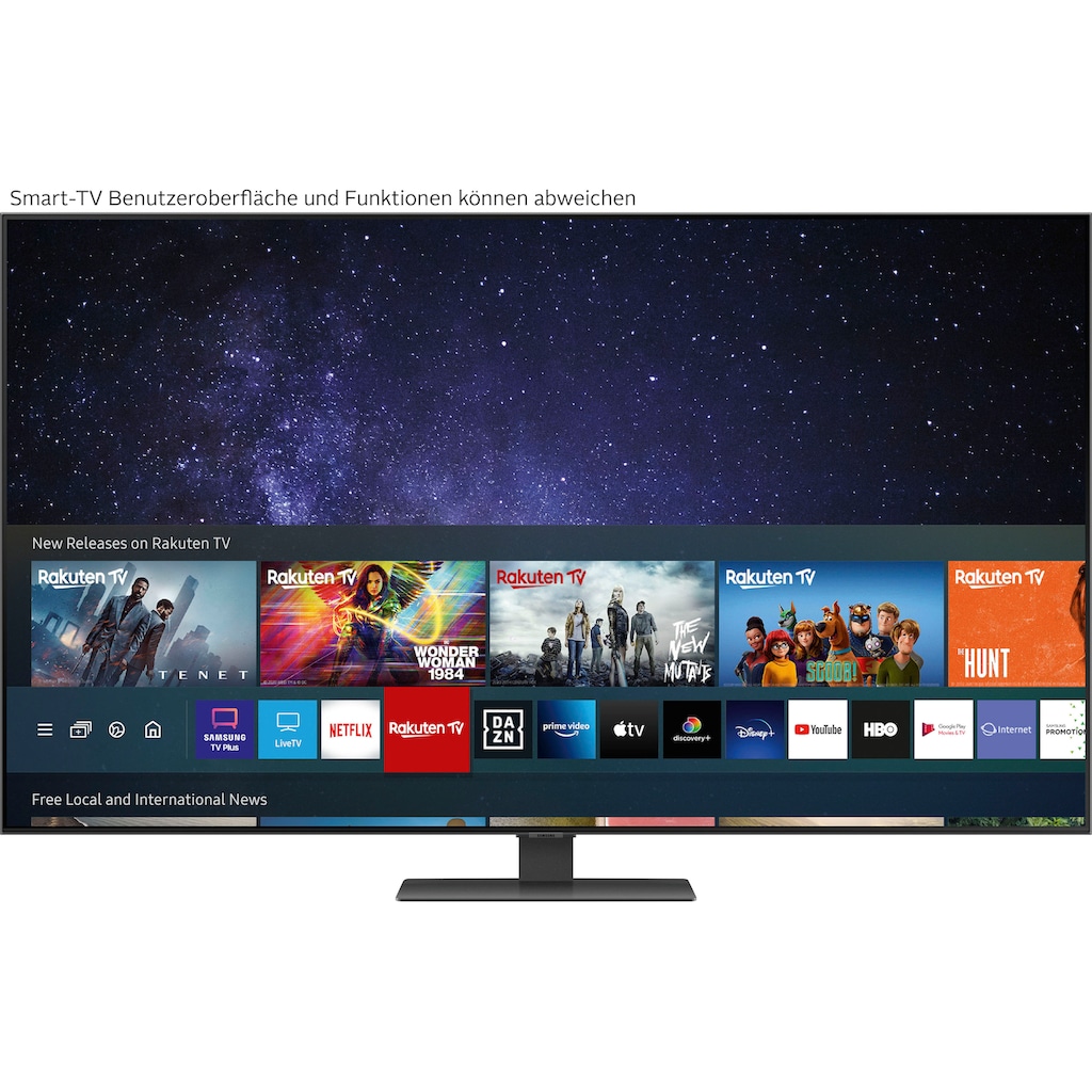 Samsung QLED-Fernseher »GQ65Q80AAT«, 163 cm/65 Zoll, 4K Ultra HD, Smart-TV, Quantum HDR 1500-Quantum Prozessor 4K-Direct Full Array