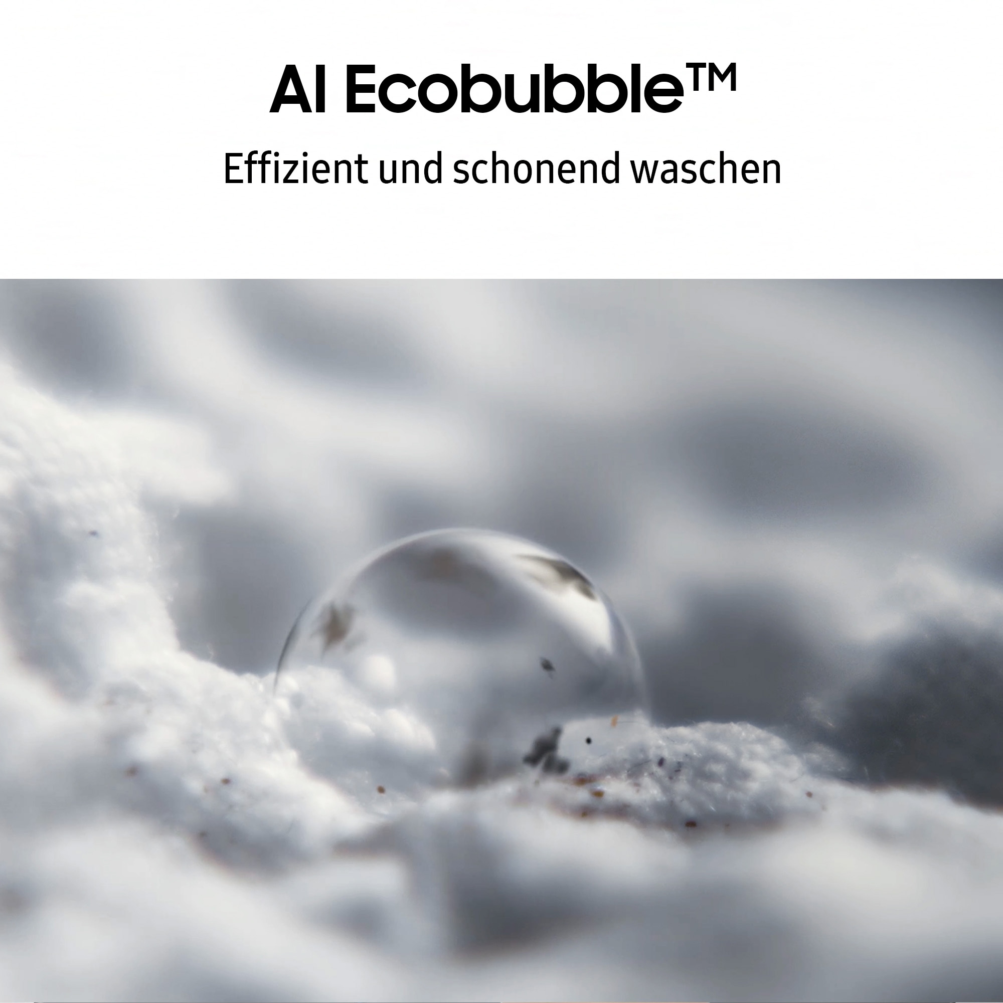Samsung Waschmaschine WW5000F »WW1EFG5U34AEEG« 10 kg 1350 U/min AI Ecobubbleᵀᴹ - Effizient und schonend waschen