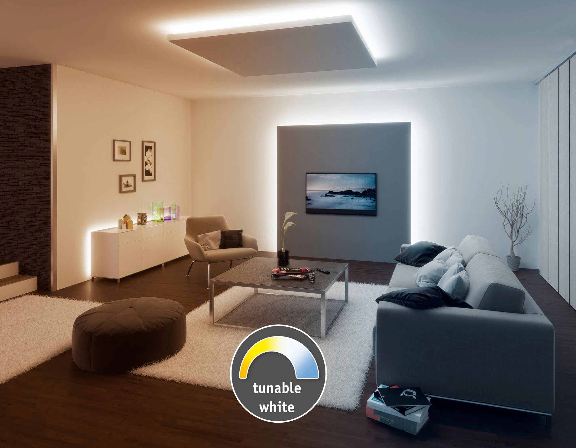 Paulmann LED-Streifen »MaxLED 250 Basisset Smart Home Zigbee IP44 12W 810 810lm«, 1 St.-flammig, 3m, Tunable White, beschichtet