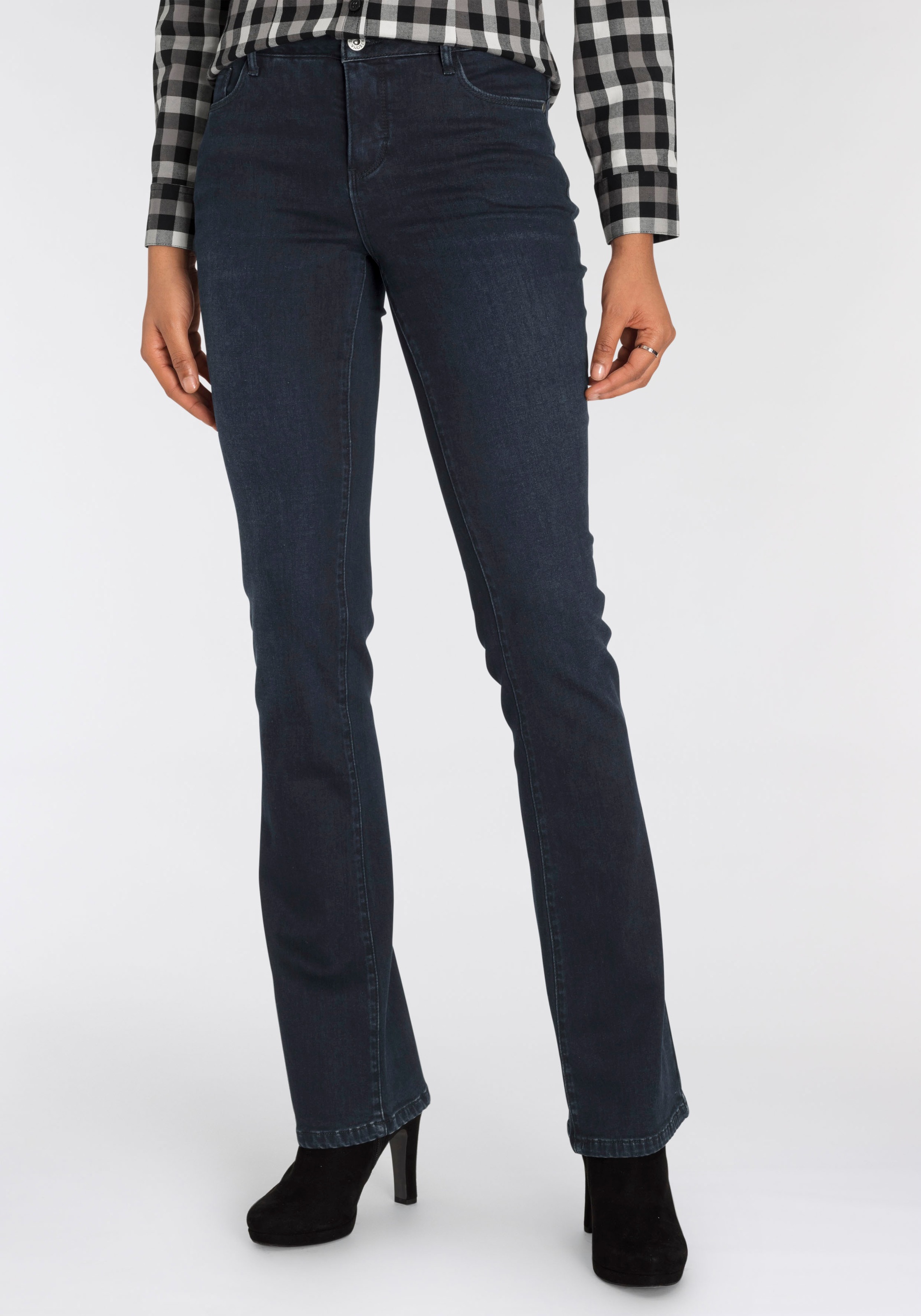 Arizona Bootcut-Jeans »mit Thermo Effekt«, High Waist