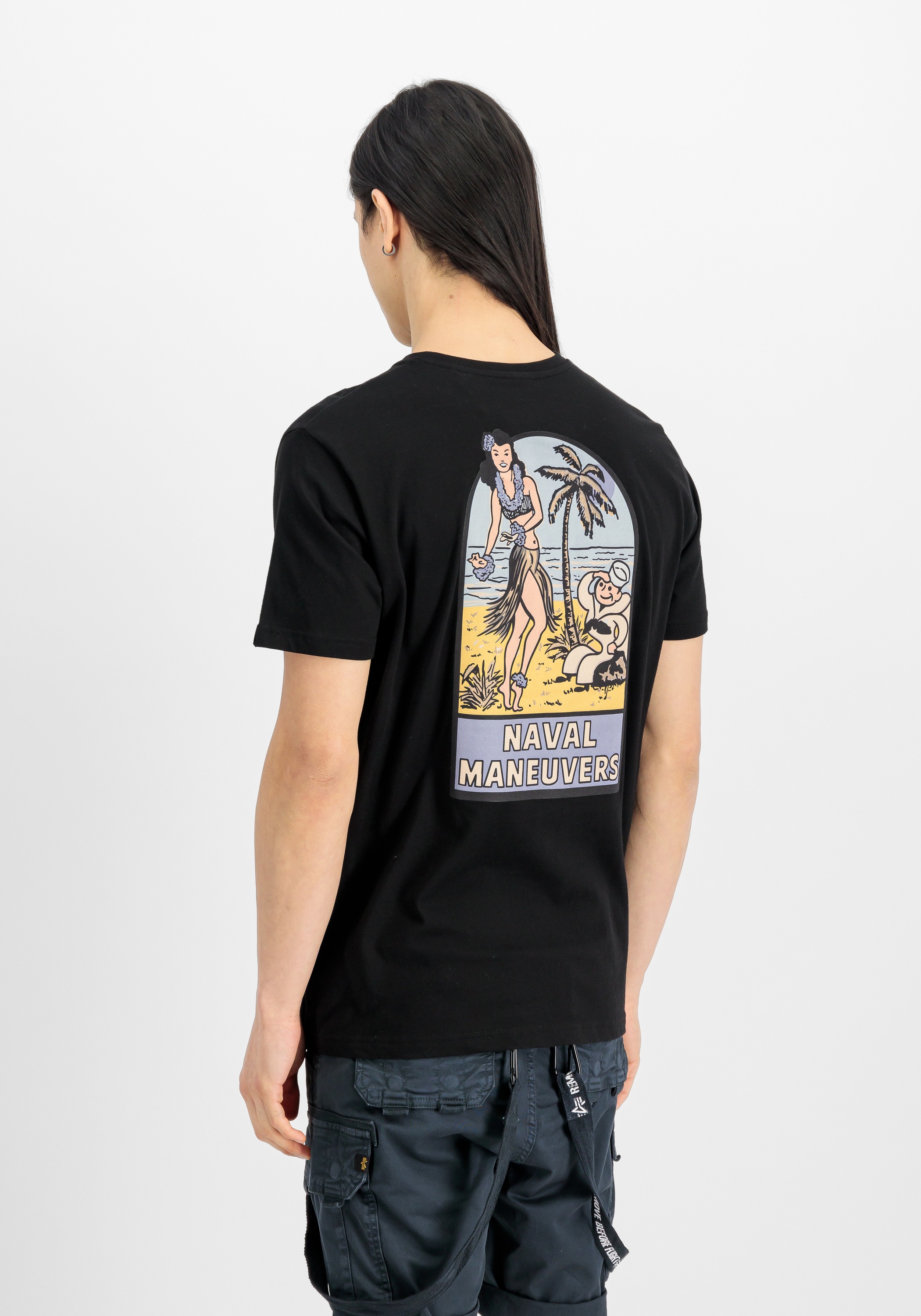 Alpha Industries T-Shirt »Alpha Industries Men - T-Shirts Naval Backprint T-Shirt«