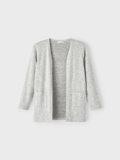 Name It Strickjacke »NKFVICTI LS KNIT CARD L NOOS«, ohne Verschluss, mit aufgesetzten Taschen