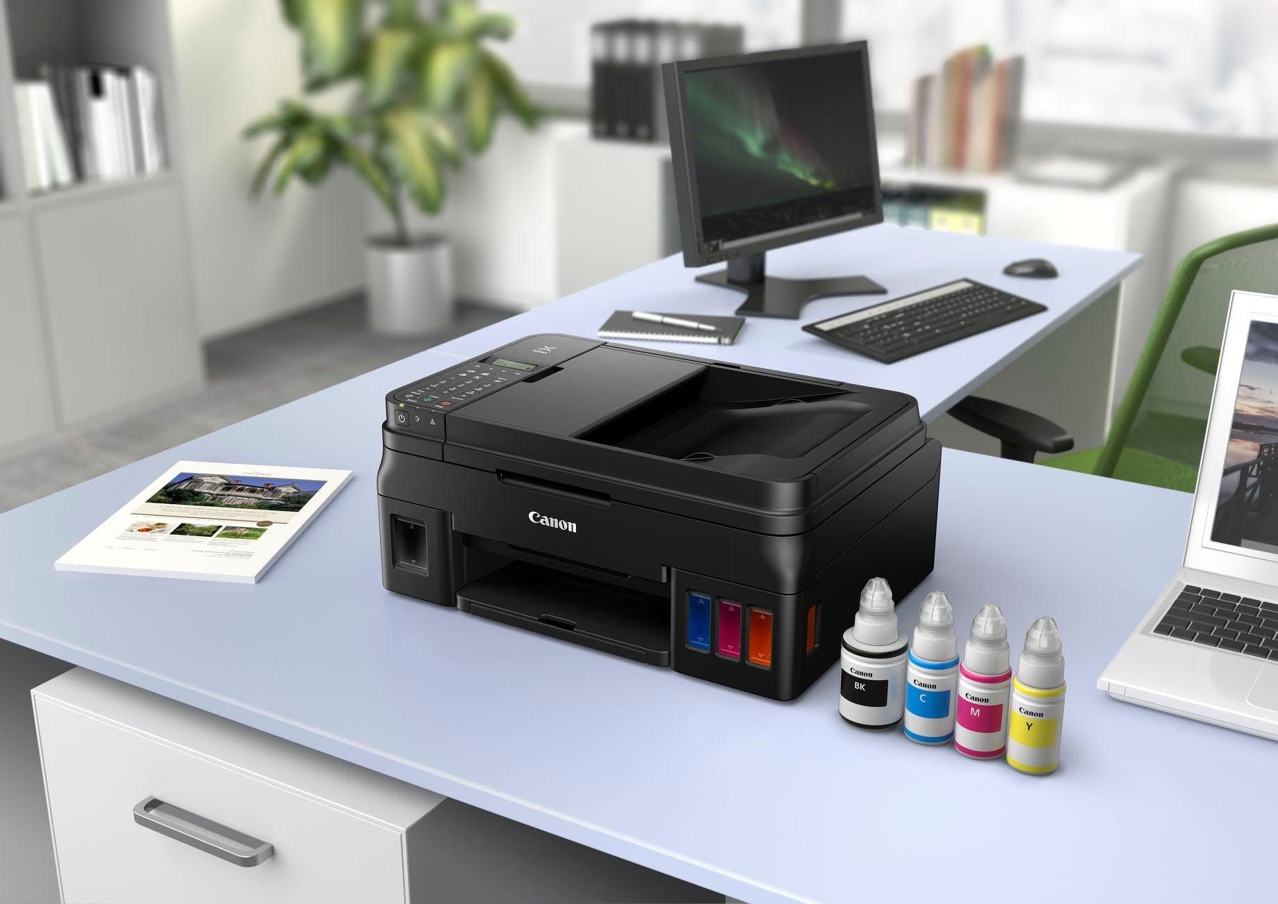 Canon Multifunktionsdrucker »PIXMA G4511«, Drucken, Kopieren, Scannen, Faxen, WLAN, Cloud Link