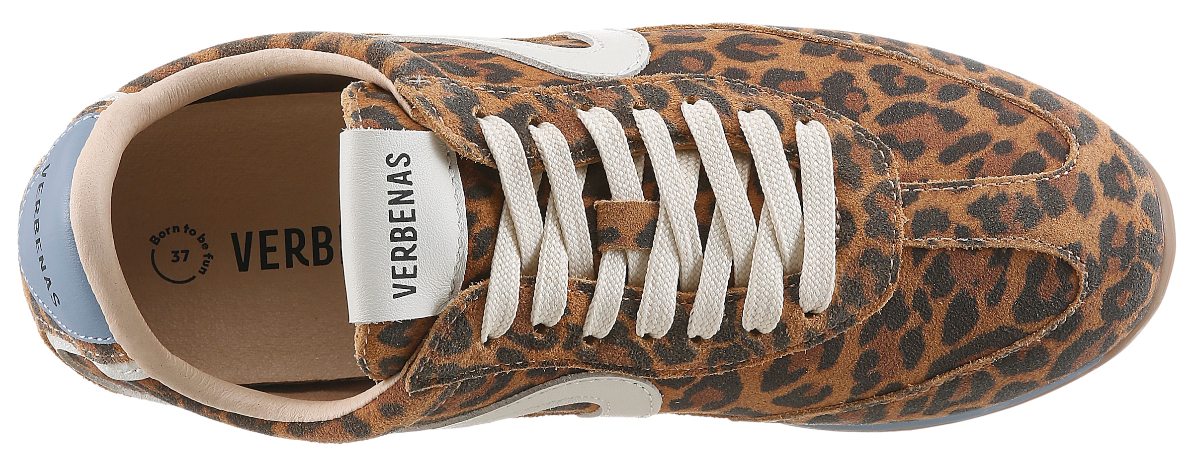 VERBENAS Keilsneaker »JAMAIC LEO SUMMER«  Retrosneaker, Schnürer, Freizeitschuh im Leo-Look