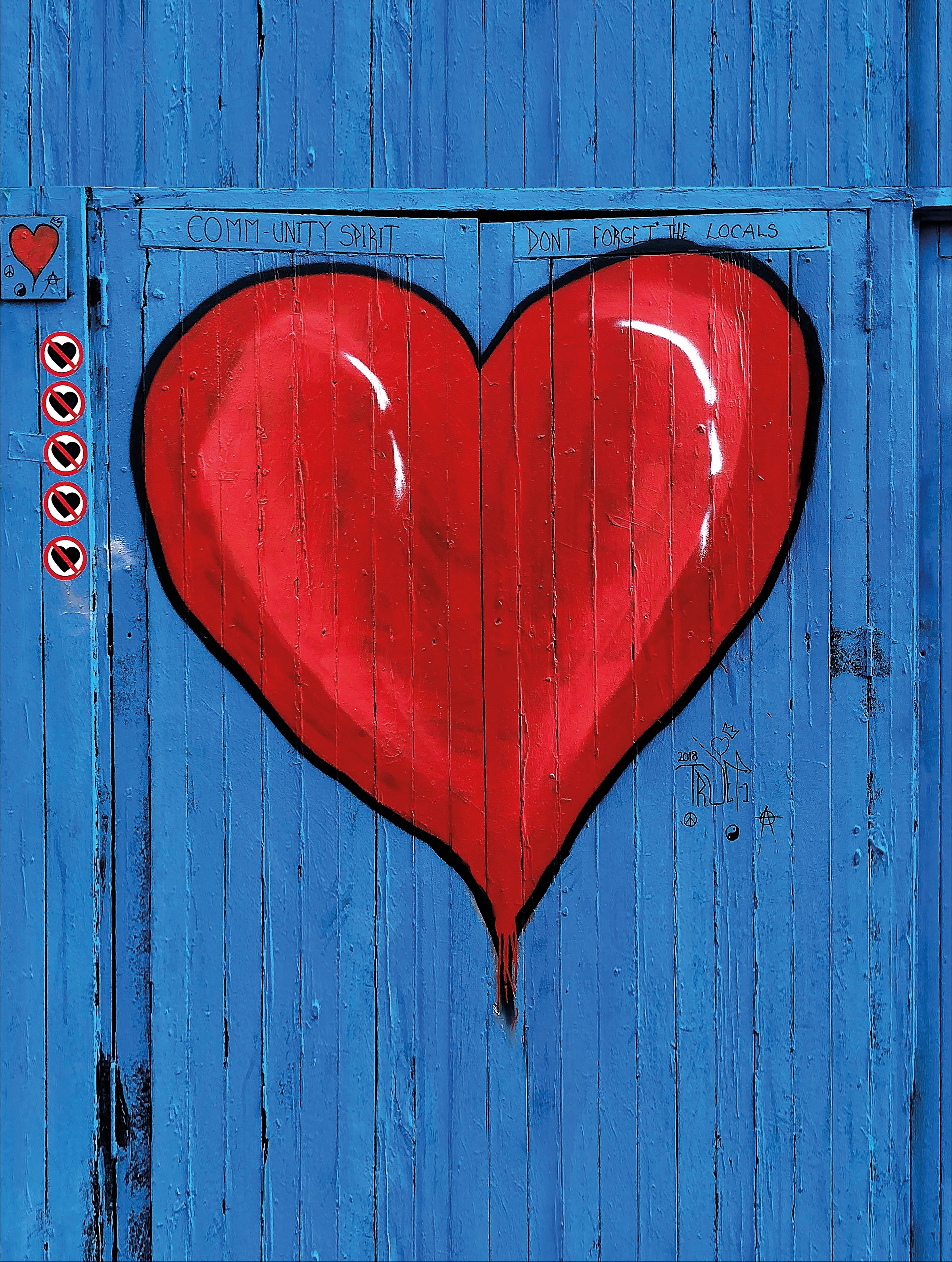 G&C Wandbild »COMMUNITY SPIRIT HEART«, (1 St.)