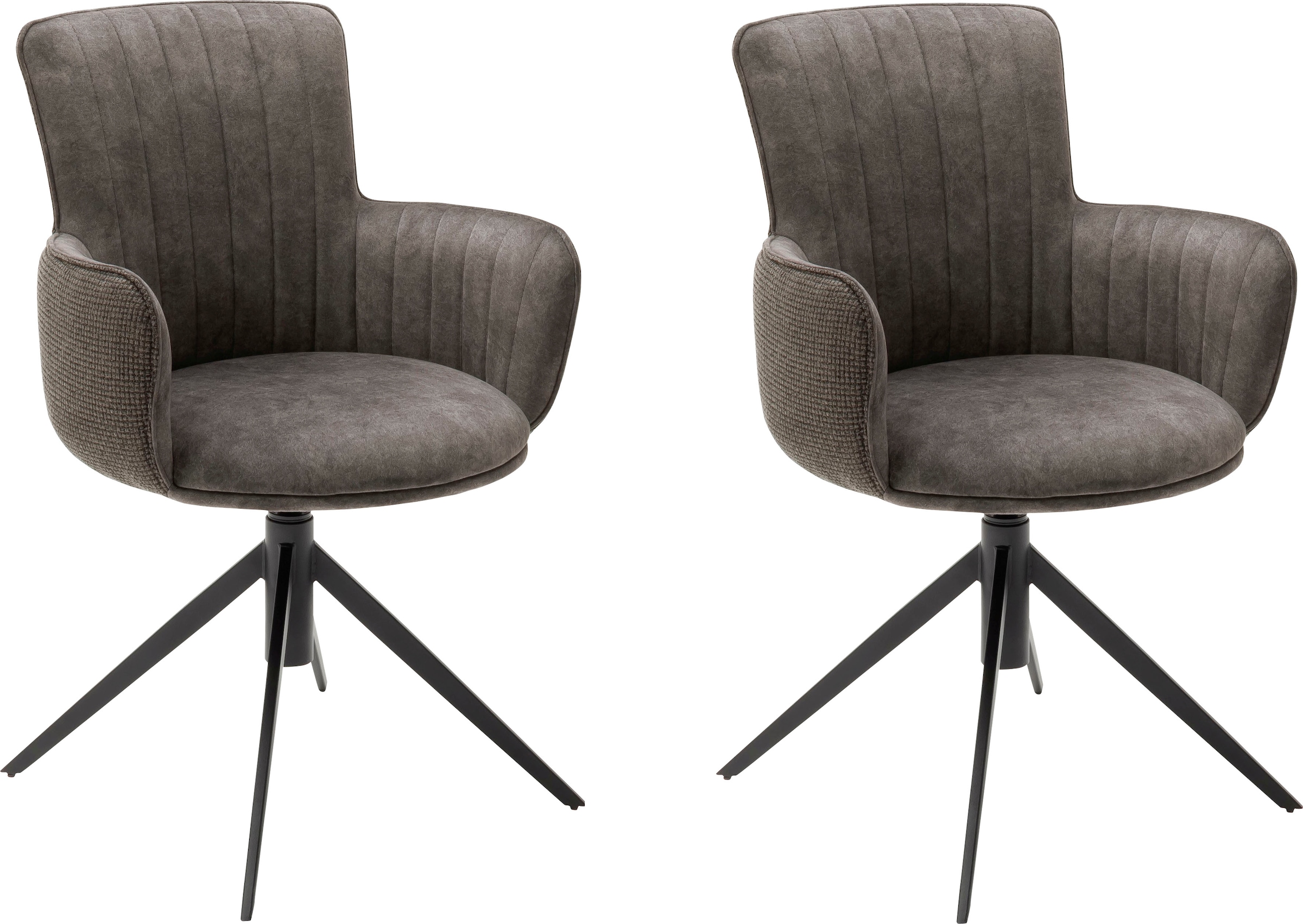 MCA furniture Esszimmerstuhl »Denia«, (Set), 2 St., 2-er Set, Stuhl  360°drehbar mit Nivellierung, belastbar bis 120 kg online kaufen