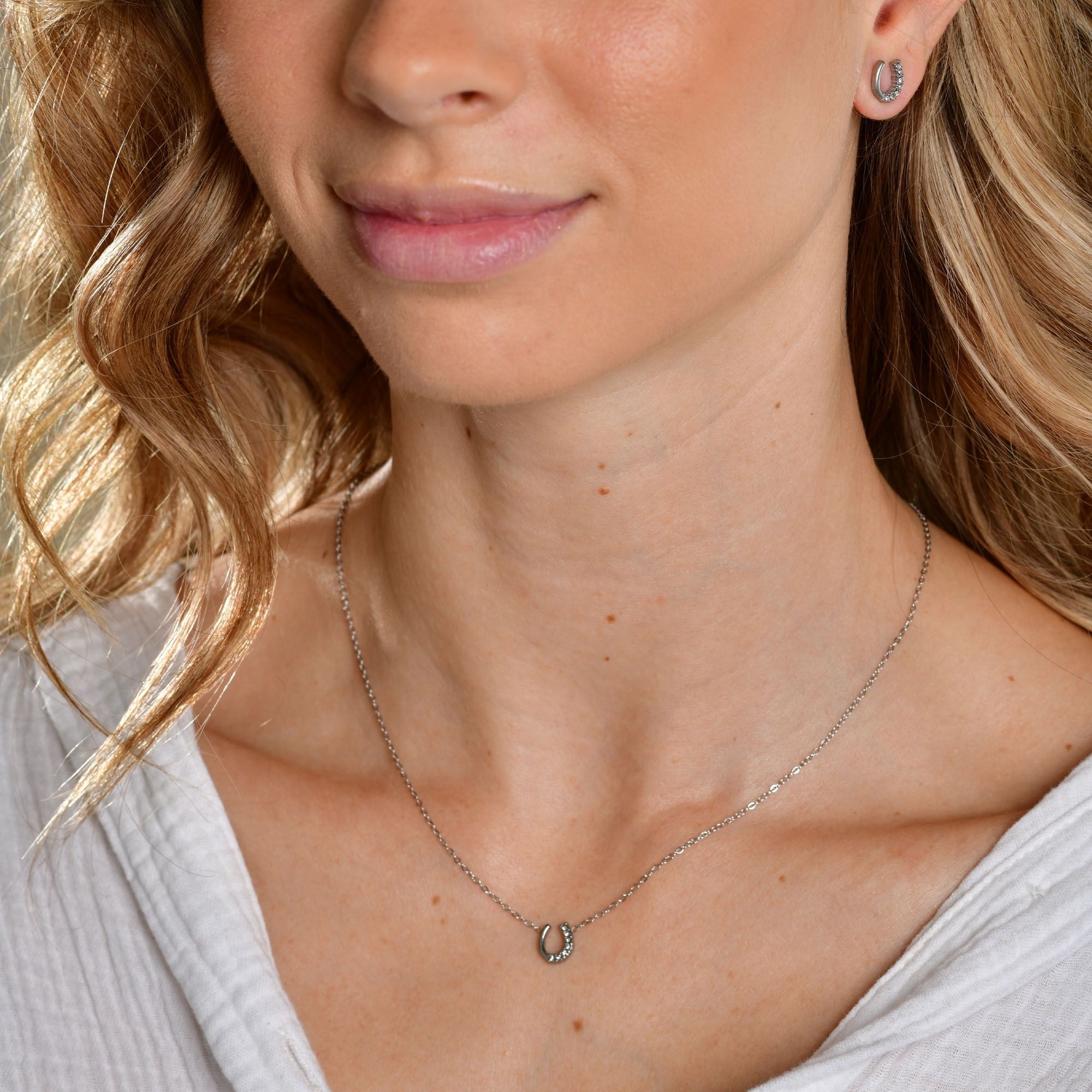 Adelia´s Gliederkette »Damen Halskette aus Edelstahl 45 cm«