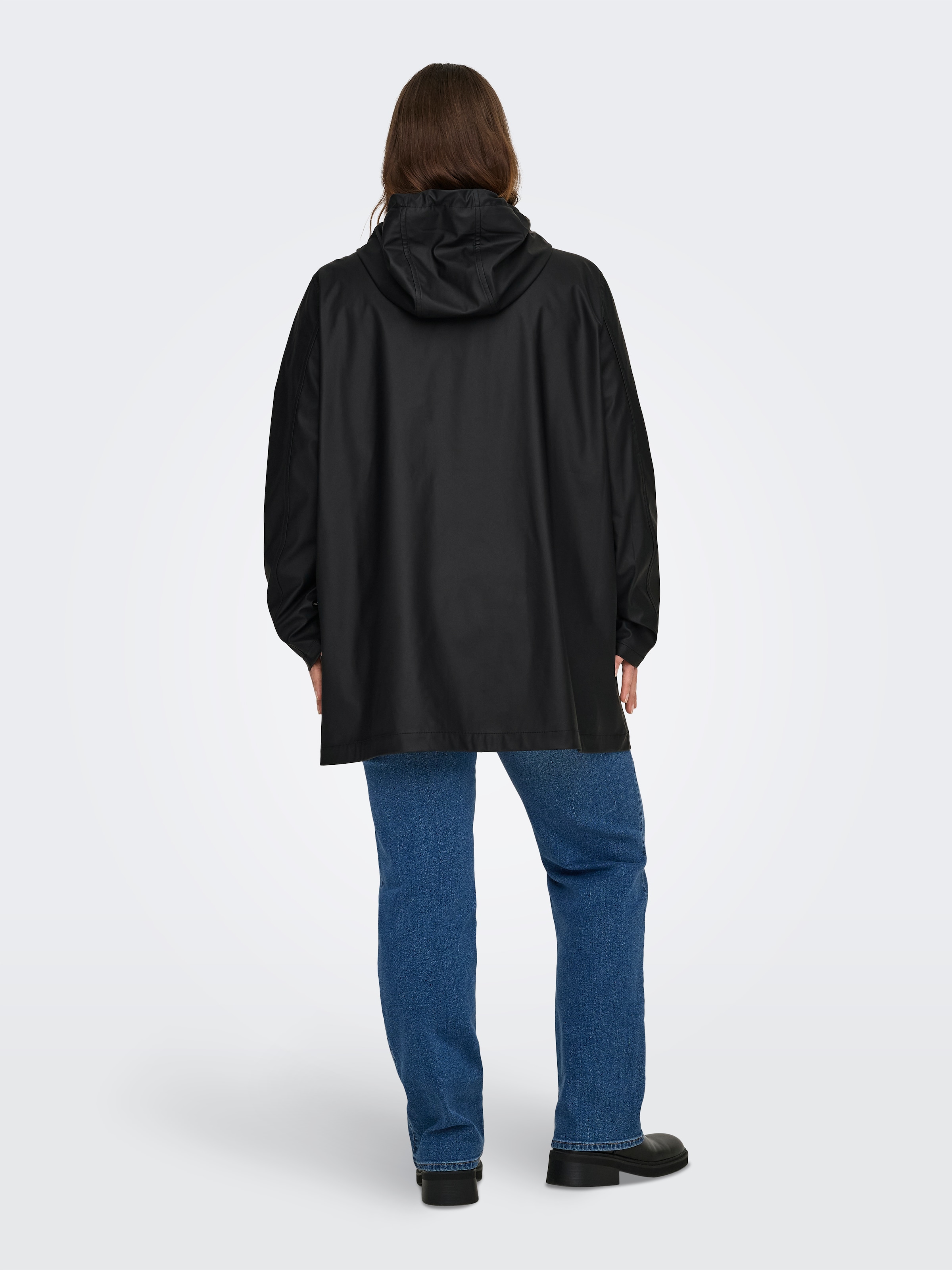 ONLY CARMAKOMA Regenmantel »CARELISA LIFE RAINCOAT ZIP OTW NOOS« wasserabweisende Beschichtung