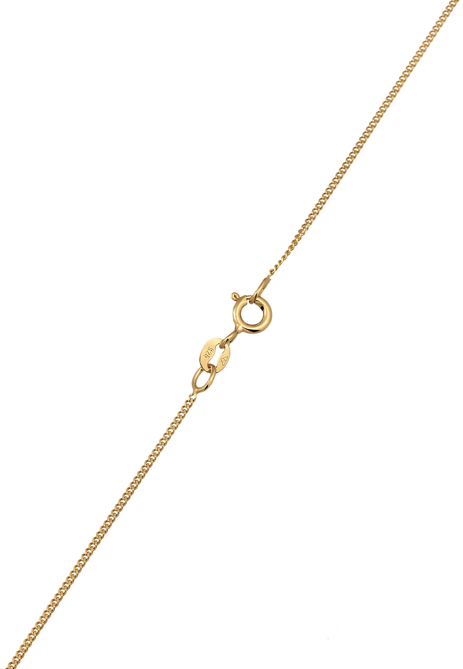 Elli Kette mit Anhänger »Halskette Basic Plättchen Coin Münze Geo Trend 925 Silber«