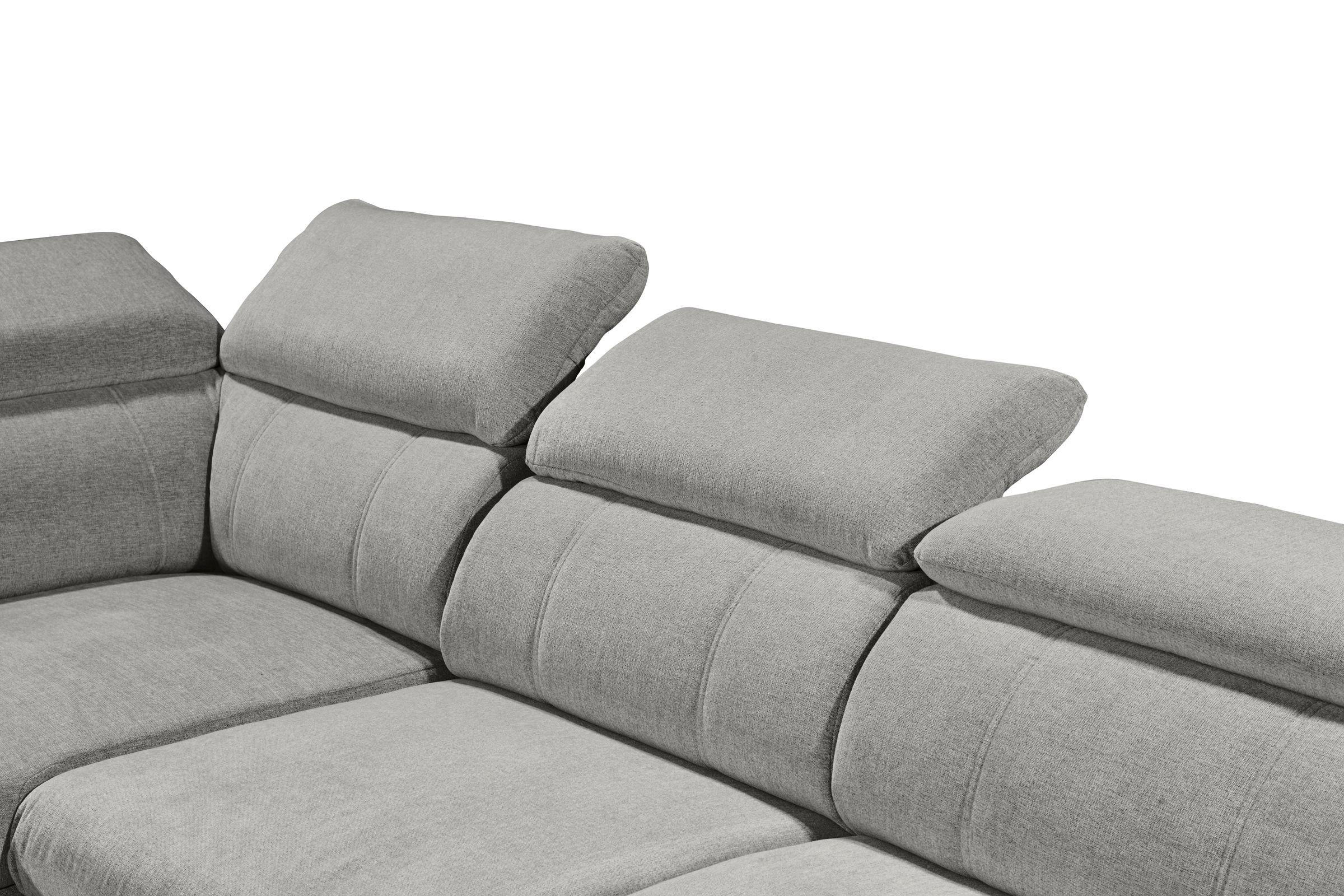 ED EXCITING DESIGN Ecksofa »Albany L-Form«, mit Bettfunktion, Bettkasten & Kopfteilverstellung