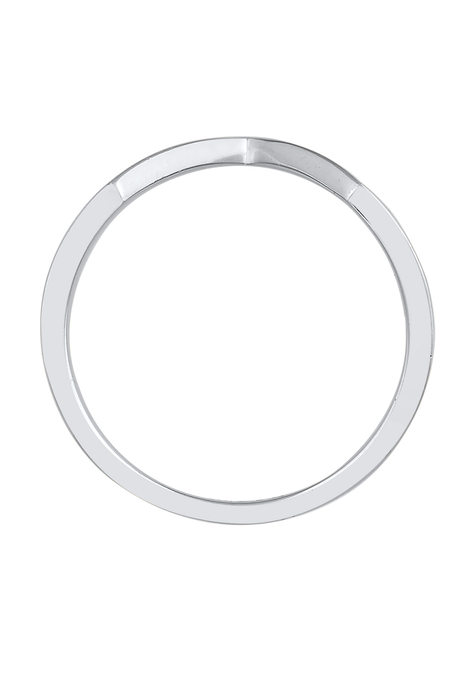 Elli Premium Silberring »Ring V-Form Basic 925 Silber«