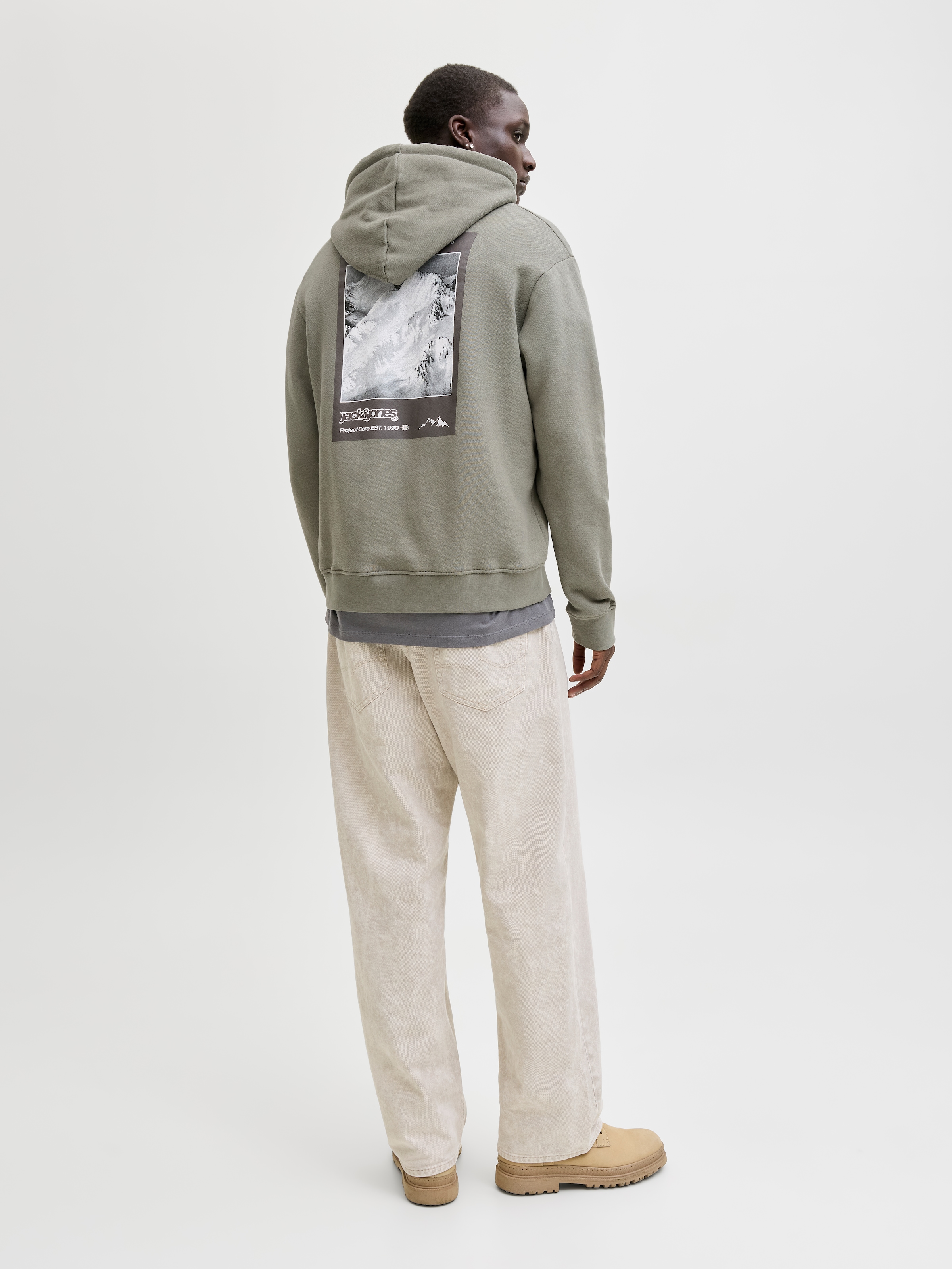 Jack & Jones Kapuzensweatshirt »JCOFLARE BACK PHOTO PRINT SWEAT HOOD«
