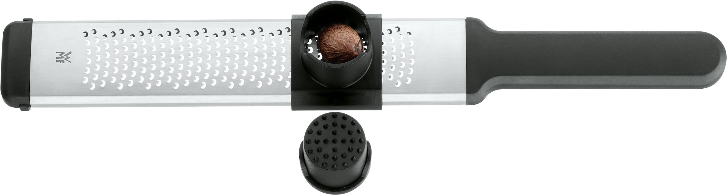 WMF Küchenreibe »Top Tools« Cromargan Edelstahl, rutschfester Soft-Touch-Griff, Fingerschutz