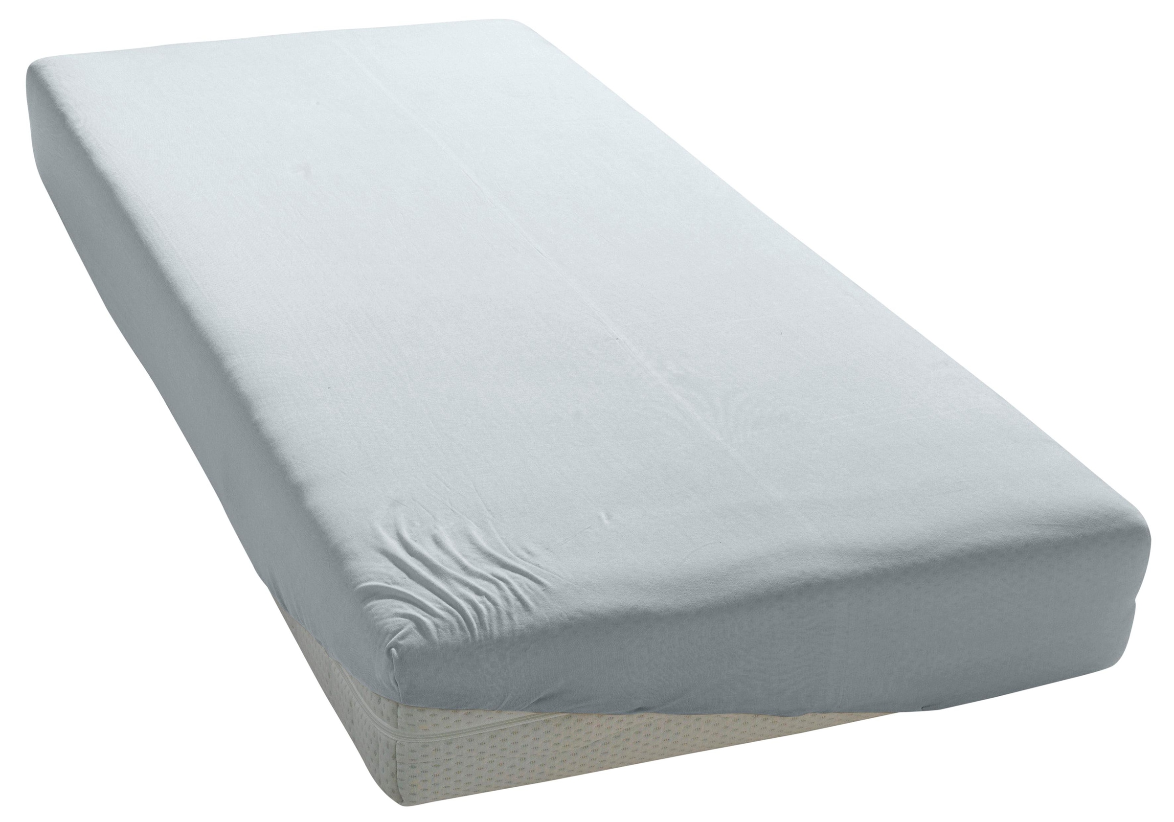 My Home Spannbettlaken »PAPRIKA« Bettlaken in grau, Größe 140x200 18