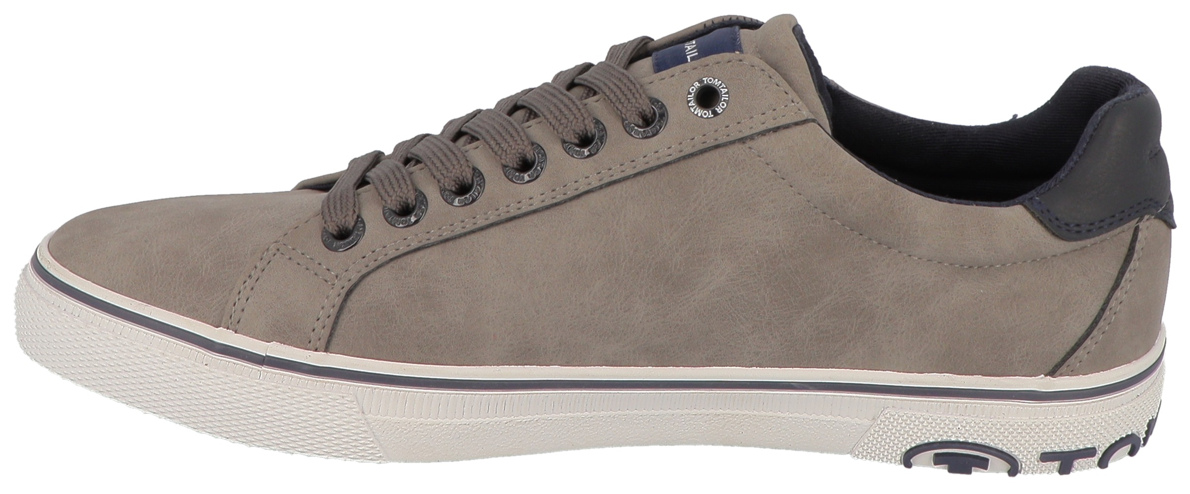 TOM TAILOR Sneaker, mit Kontrastbesatz an der Ferse