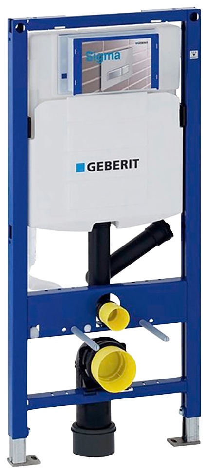 GEBERIT Vorwandelement WC »Duofix Wand-WC-Montageelement«, für Geruchsabsaugung UP320 112cm, für Wasserzuleitung zum Anschluss von Dusch-WC´s