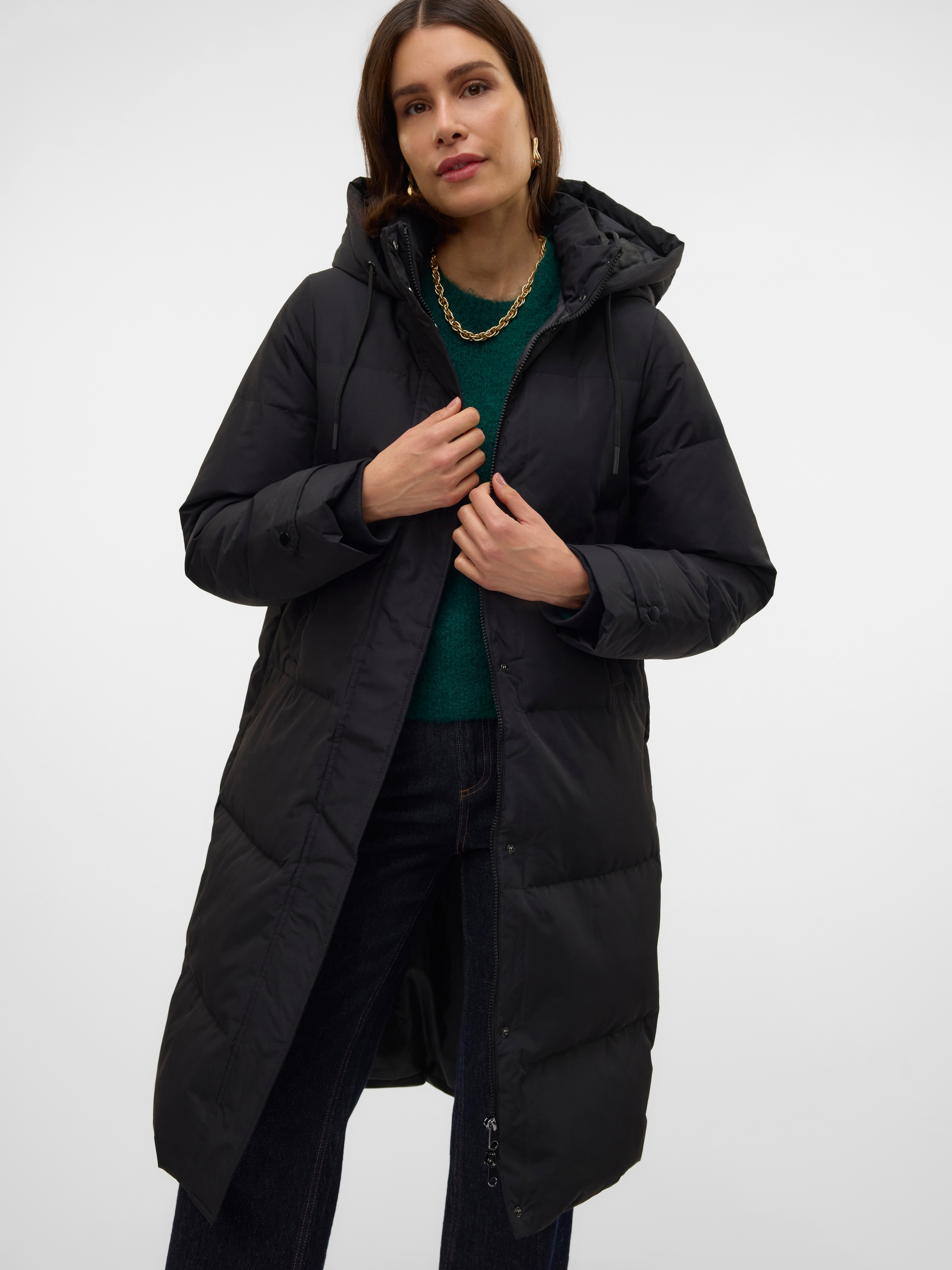 Vero Moda Steppmantel »VMLEONIEANNE LONG DOWN COAT GA NOOS«