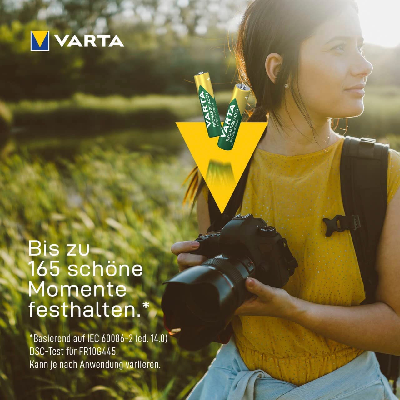 VARTA Akkupacks »Recharge Accu Recycled AAA 800 mAh«, Micro, 800 mAh
