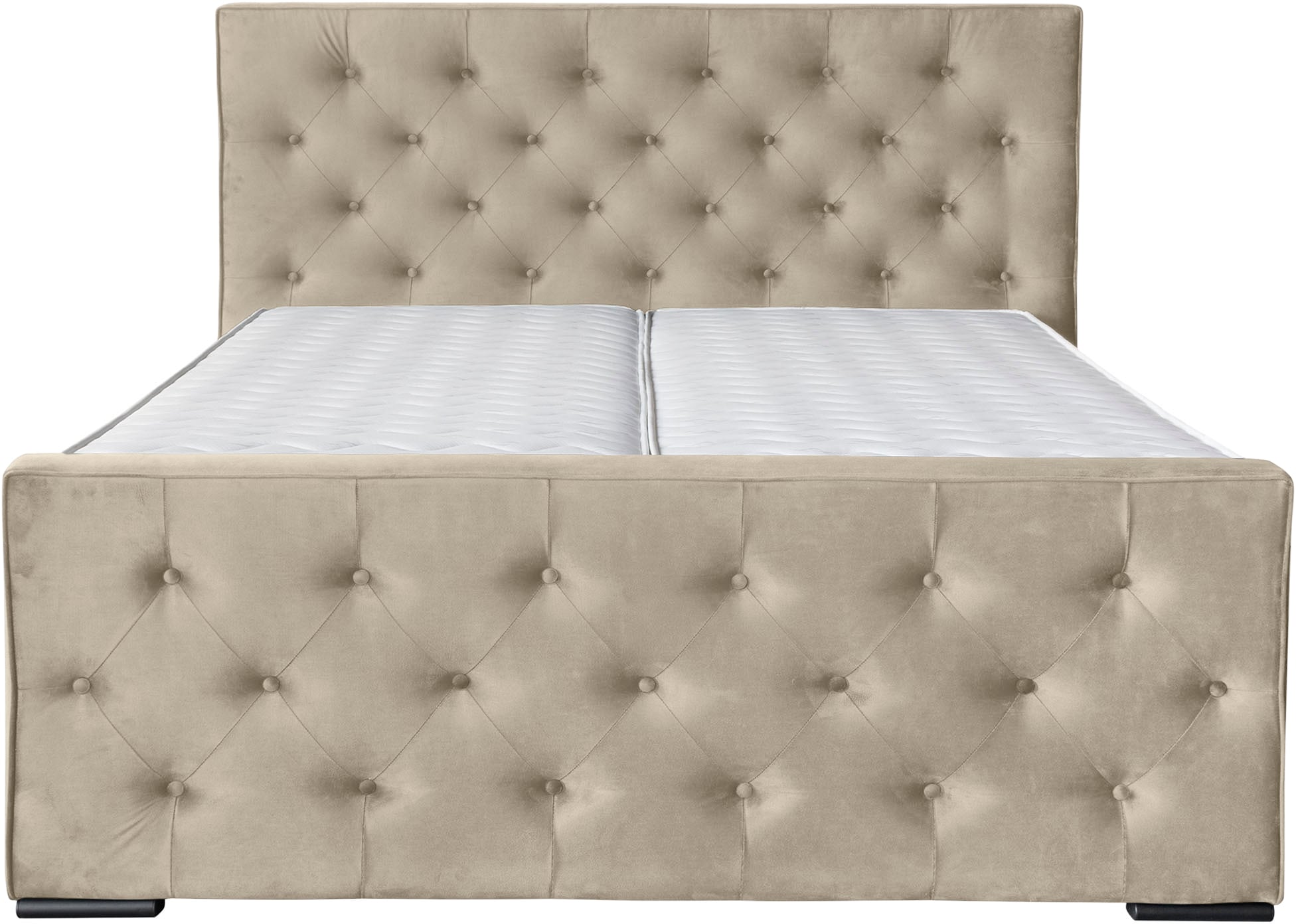 COLLECTION AB Boxspringbett »Florence inkl. Kingsize (28 cm) Matratze (H3) mit integriertem Topper«, inkl. Bettkasten, erhältlich in der Breite 180 cm