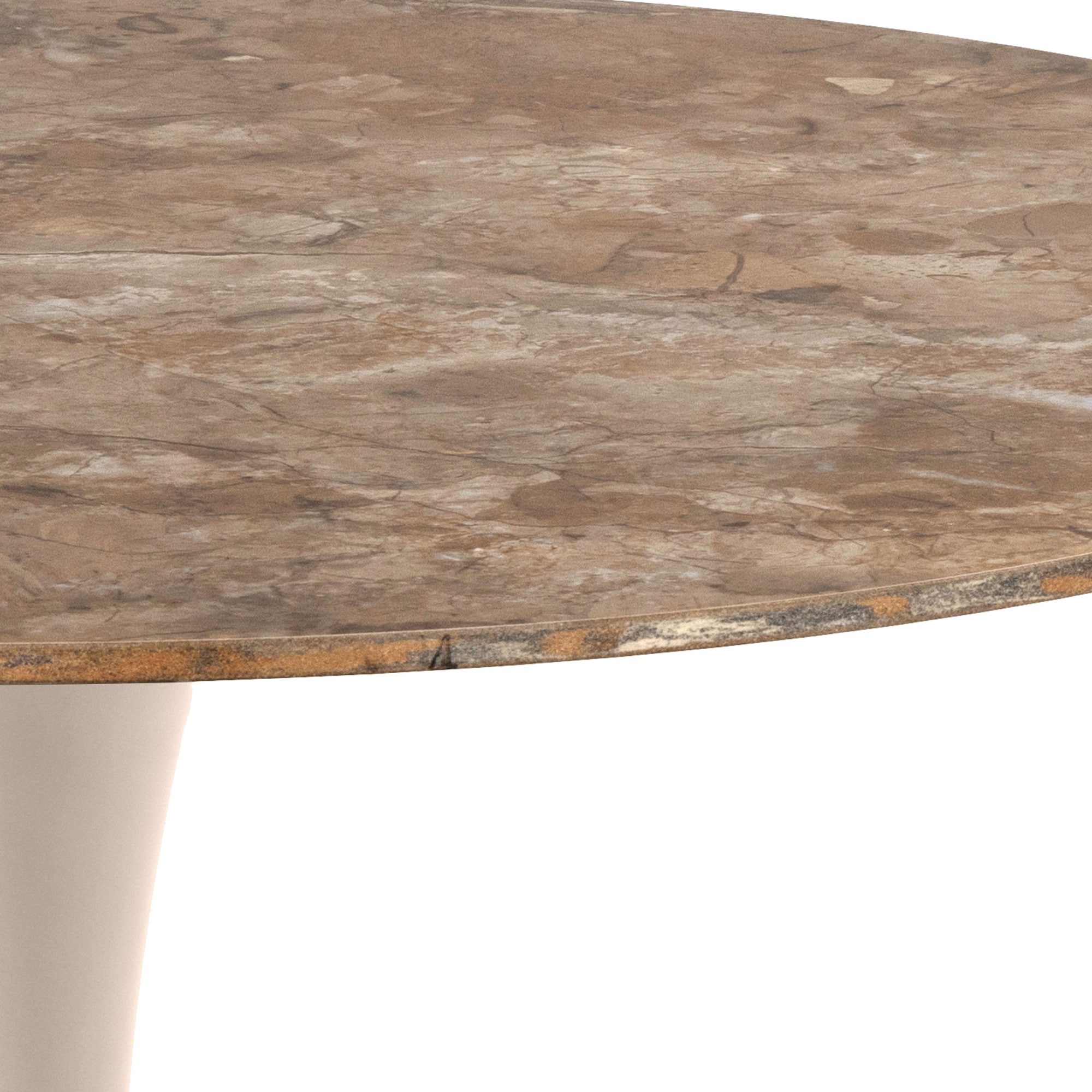 ACTONA GROUP Esstisch »Malta« 1 Stk. tlg. Keramik-Tischplatte, Trompetenfuß, Küchentisch rund, Ø 90 cm, 3 Farben