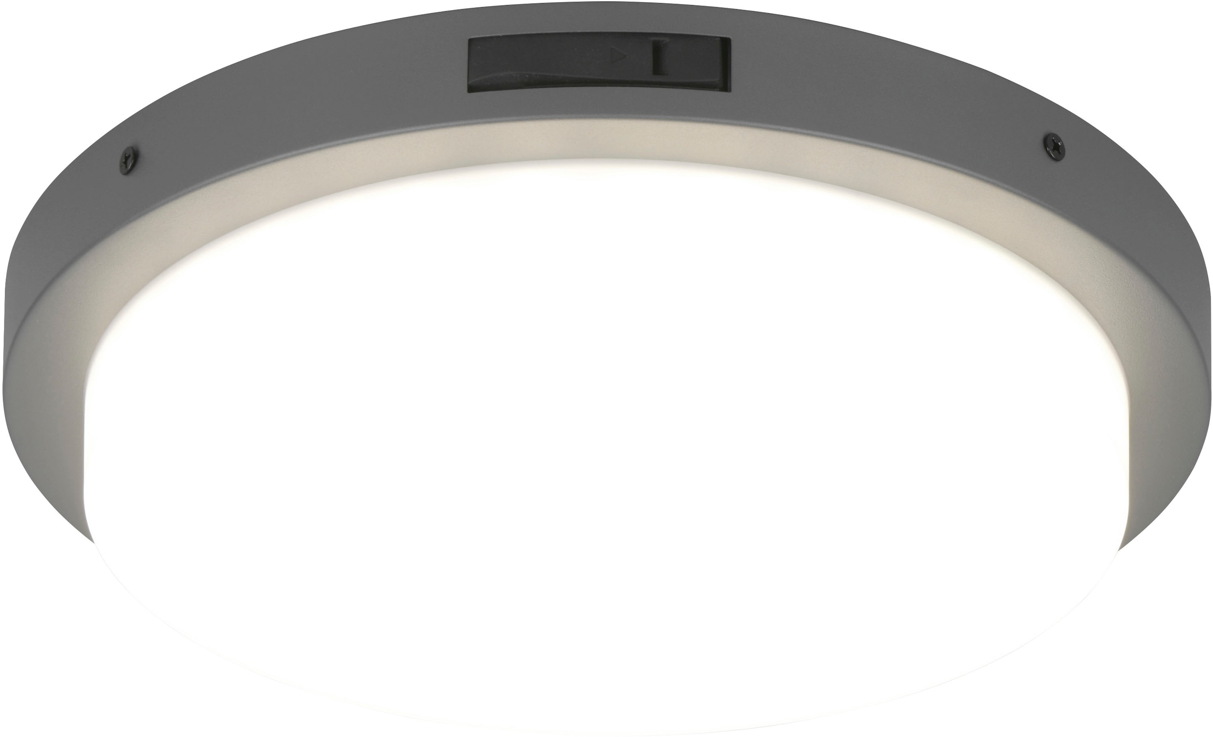 TRIO Leuchten LED Außen-Wandleuchte »BERMEJO, Hausnummer Leuchte mit Bewegungsmelder IP54 Fassadenleuchte« LED-Board 1 Stk. Farbwechsler | warmweiß - kaltweiß CCT Lichtfarbe einstellbar 2300-4000K, 1450 Lumen 14W Ø 30cm