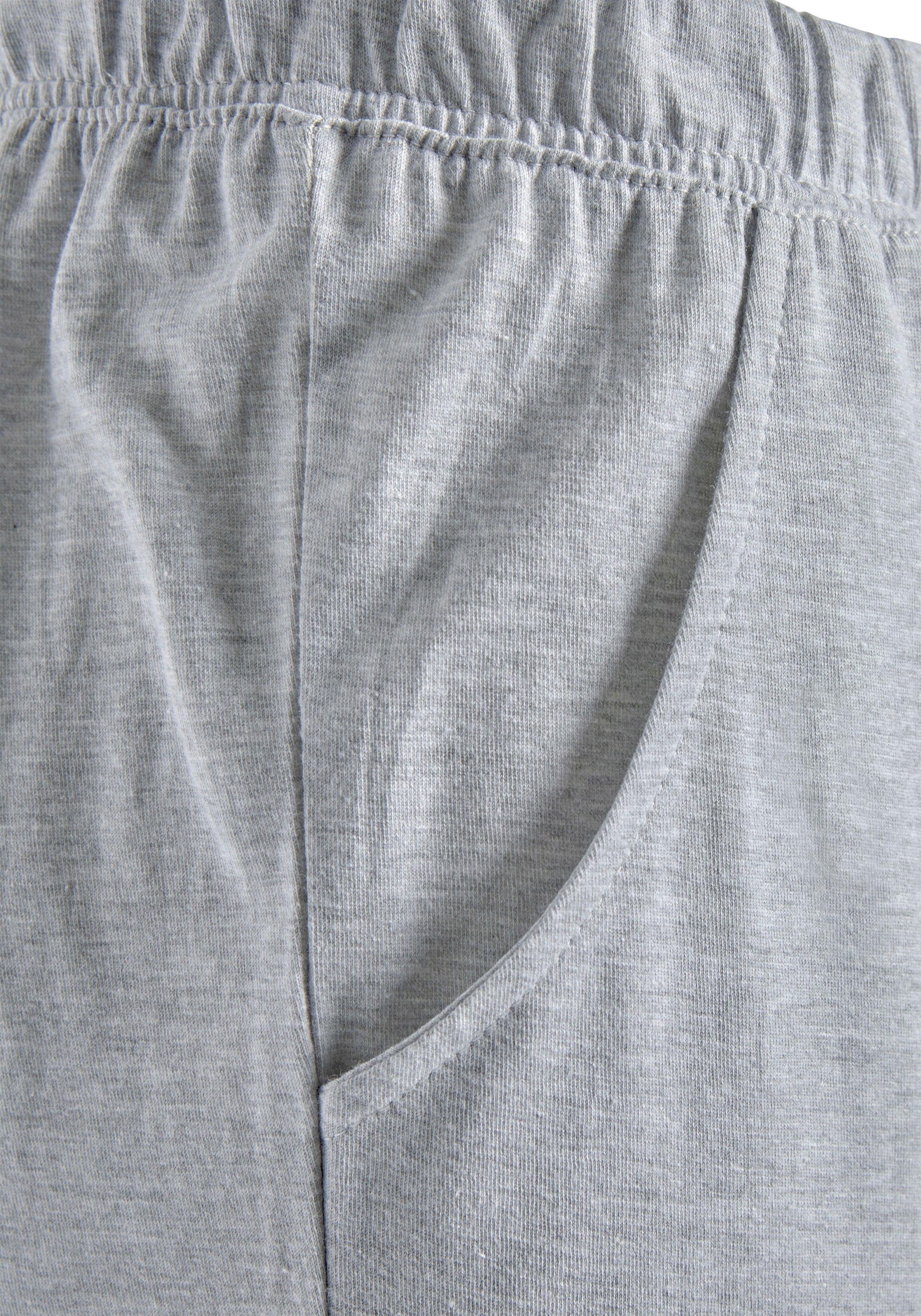 Arizona Pyjama, (4 tlg., 2 Stück), in melierter Optik