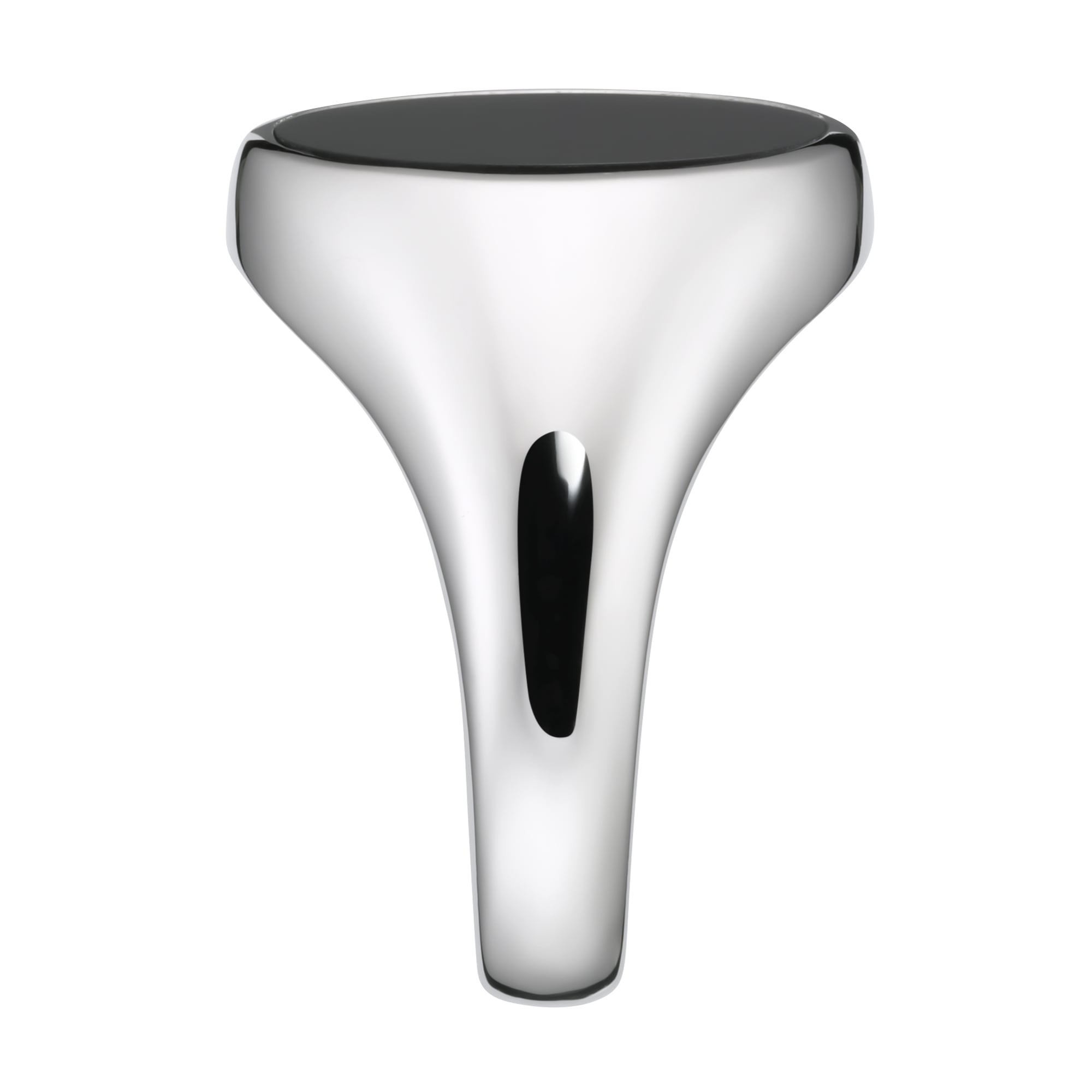 GIORGIO MARTELLO MILANO Silberring »Ring Siegelring mit schwarzem Achat, Silber 925«