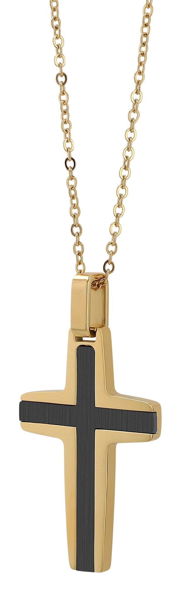 Adelia´s Kreuzanhänger »Unisex Anhänger ¿ Kreuz Kreuzanhänger aus Edelstahl«