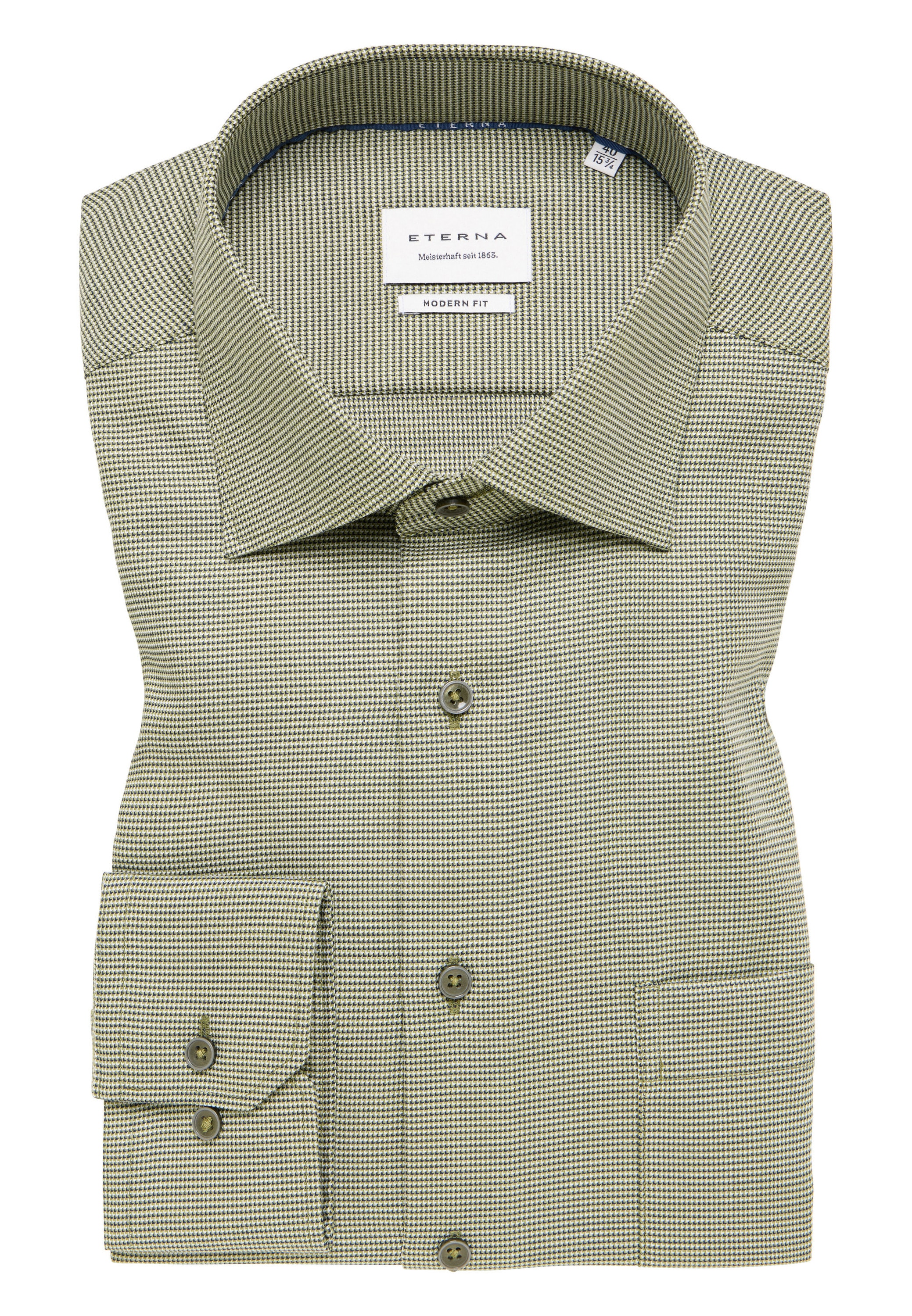 Eterna Langarmhemd »MODERN FIT«, NON IRON (bügelfrei)