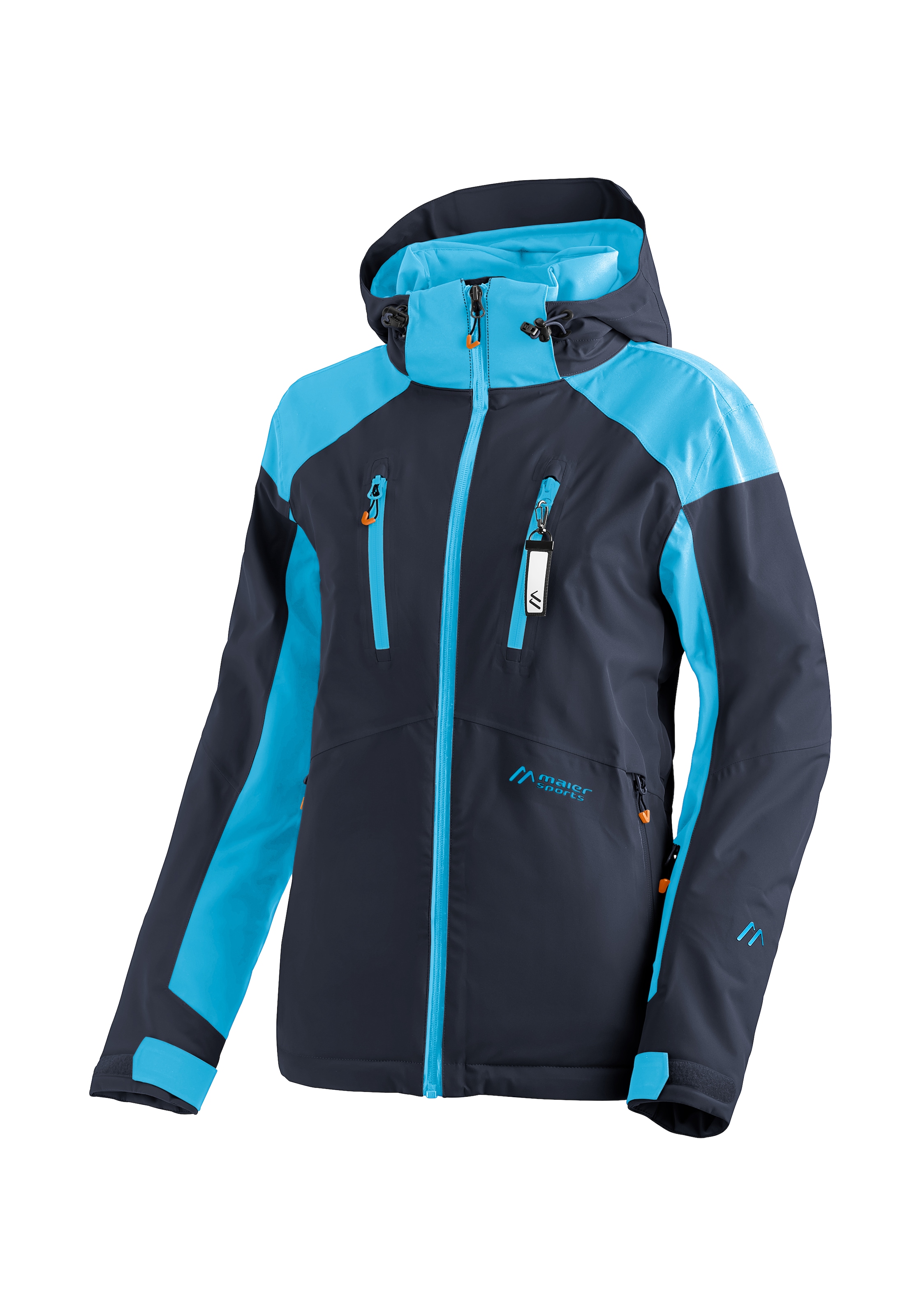 Maier Sports Skijacke »Vratna«, Damen Winterjacke, wind/wasserdicht, 4 RV-Taschen und Kapuze