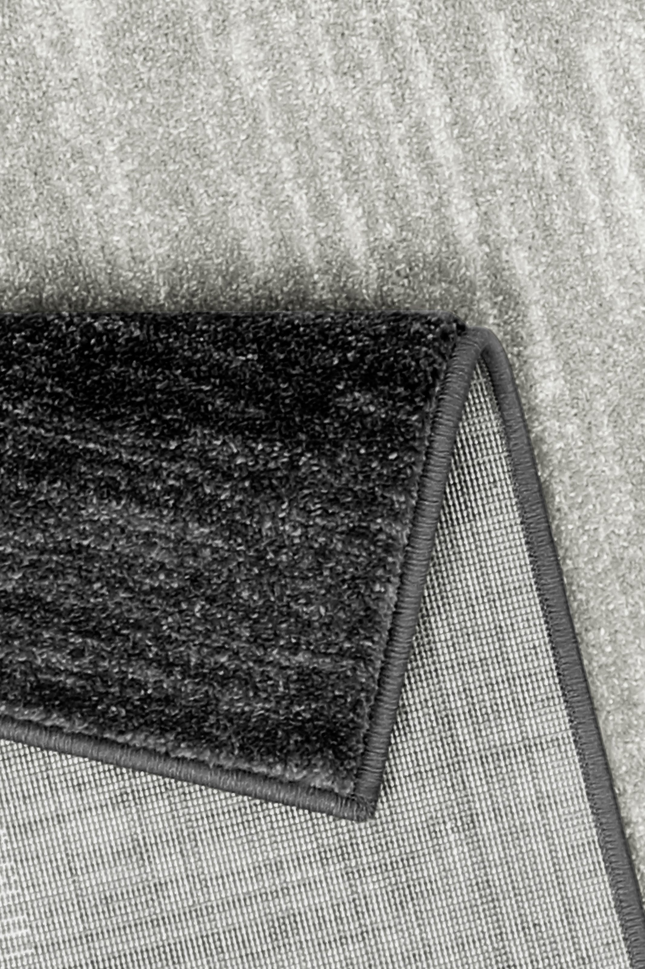 my home Teppich »Melvin« rechteckig 8 mm Höhe schön weich, Kurzflor Teppich Karo-Muster, Wohnzimmer, Esszimmer