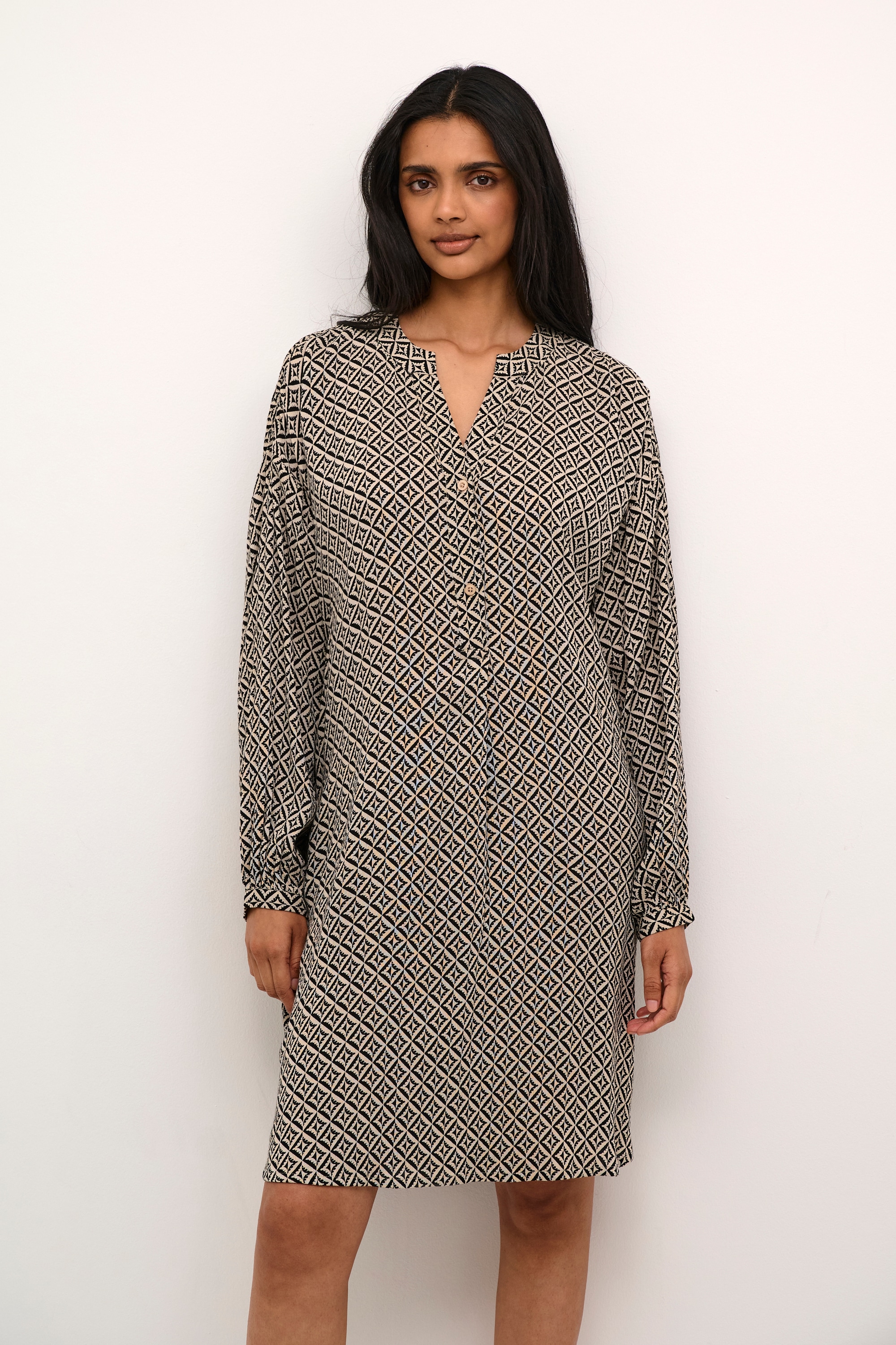 KAFFE Midikleid »Kleid KAamber«