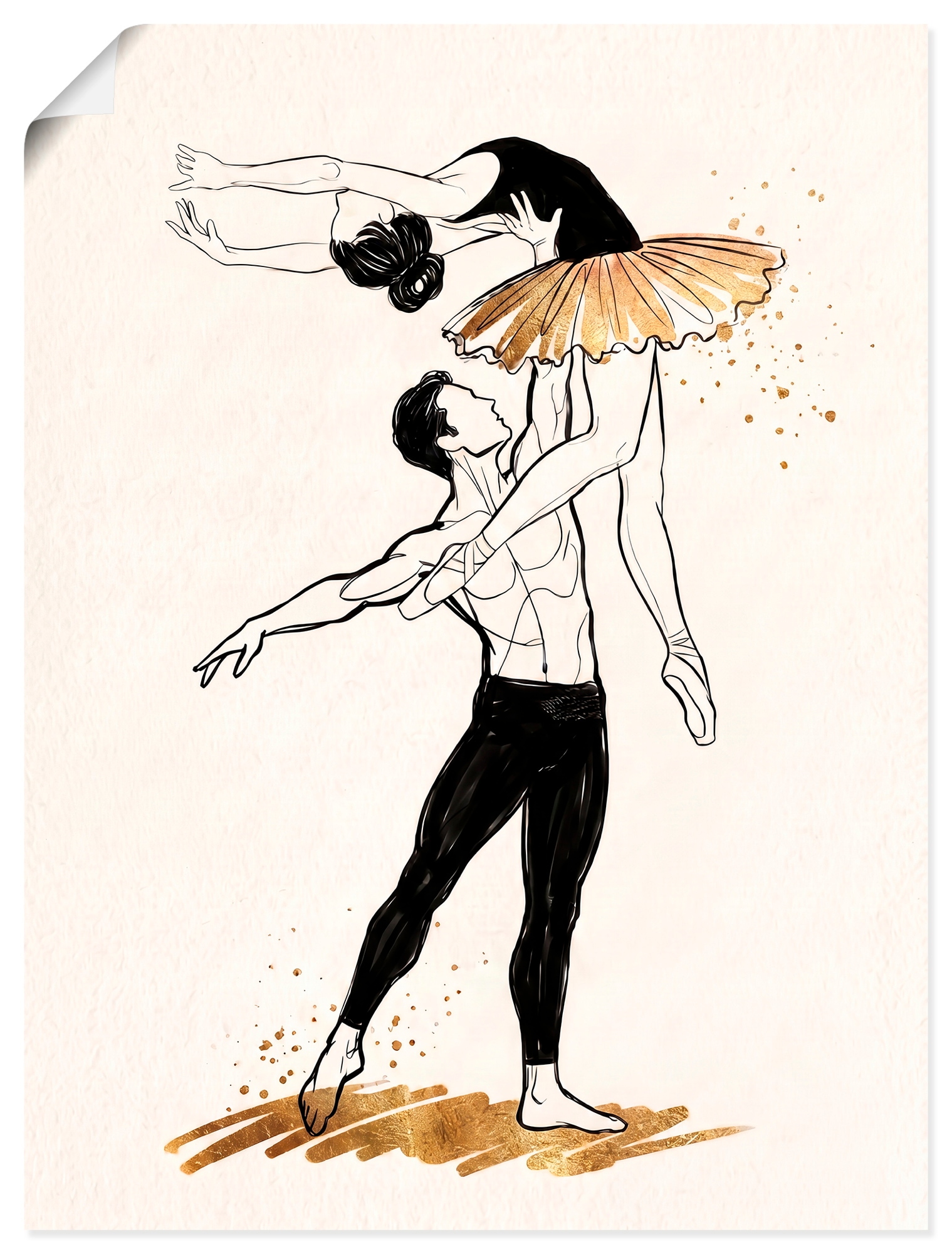 OTTO home Wandbild »Ballet I« Tanz 1 Stk. tlg. als Poster oder Leinwandbild in versch. Größen