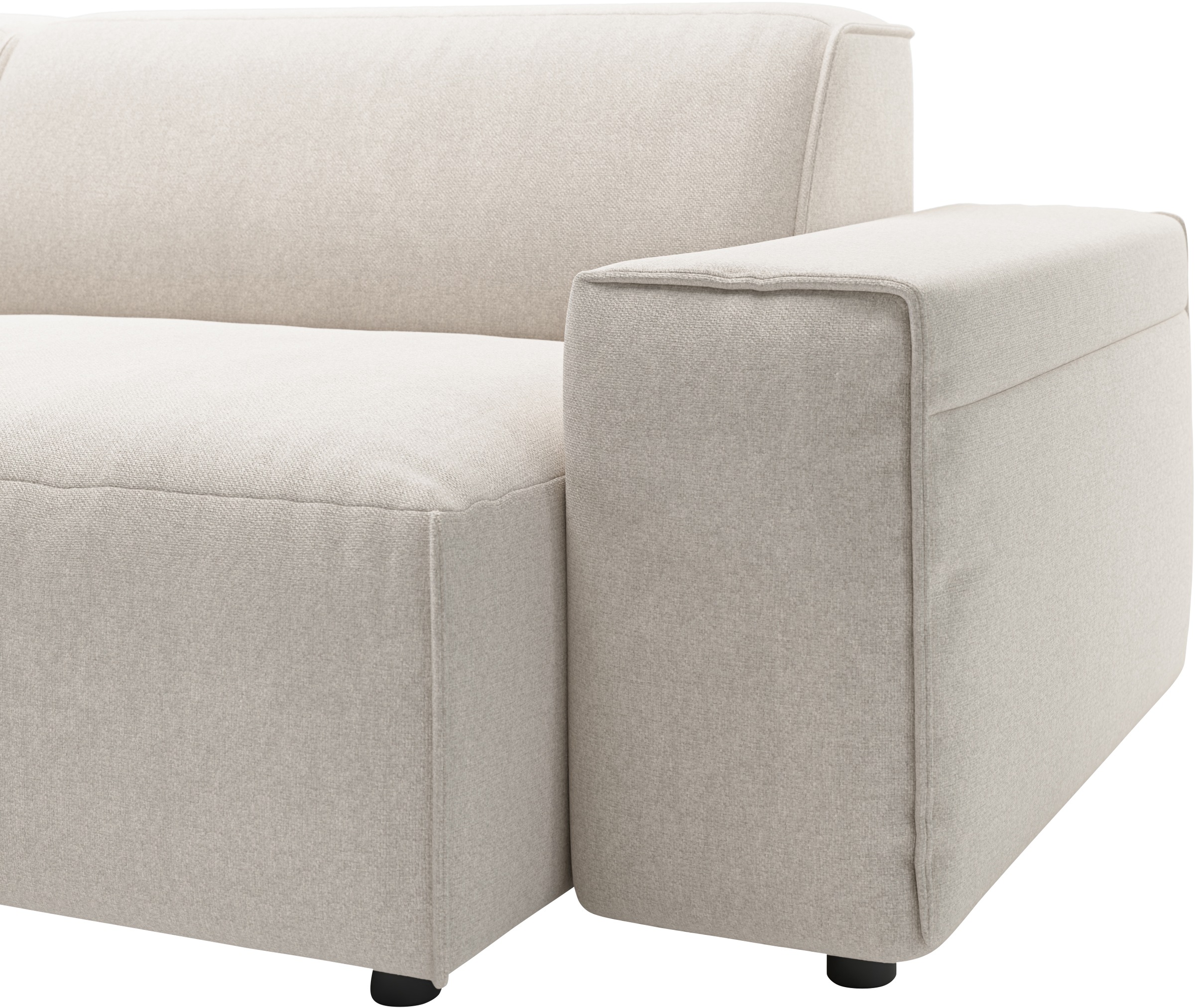 andas Ecksofa »Glimminge auch in Breitcord, Feincord, Bouclé + Easy care-Bezug«, L-Form, Breite 294, Zierkissen