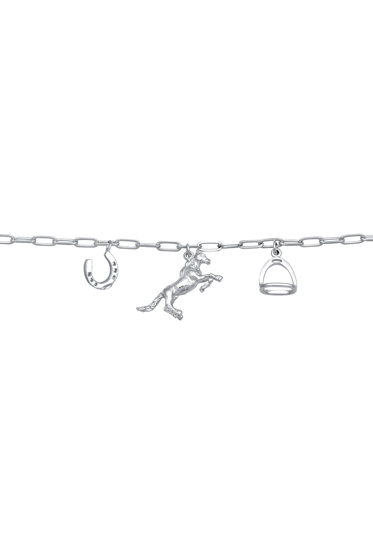 Elli Kette mit Anhänger »Halskette Anhänger Pferd Hufeisen 925 Sterling Silber«
