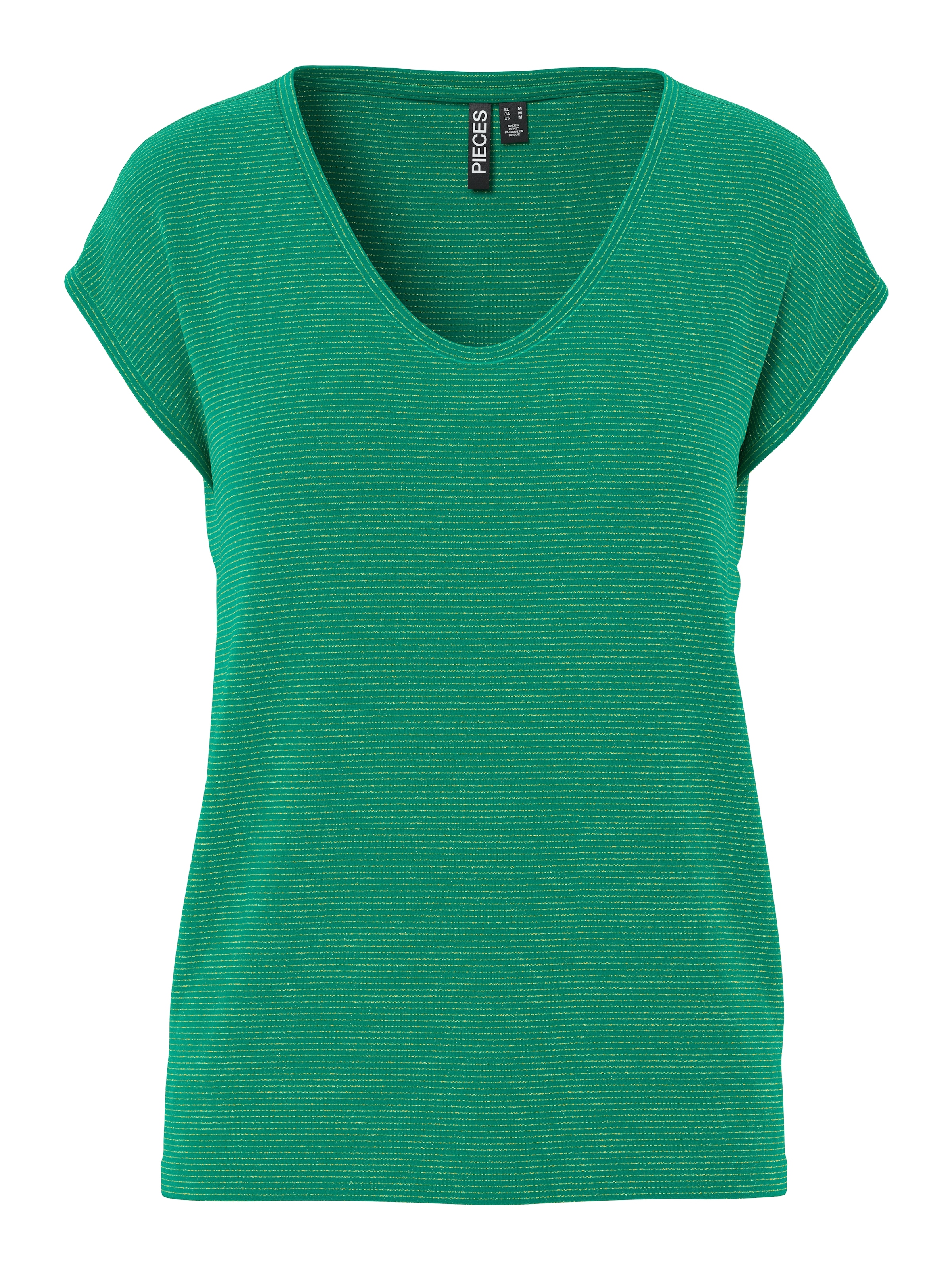 pieces Kurzarmshirt »PC BILLO« Viskosemischung, loose fit