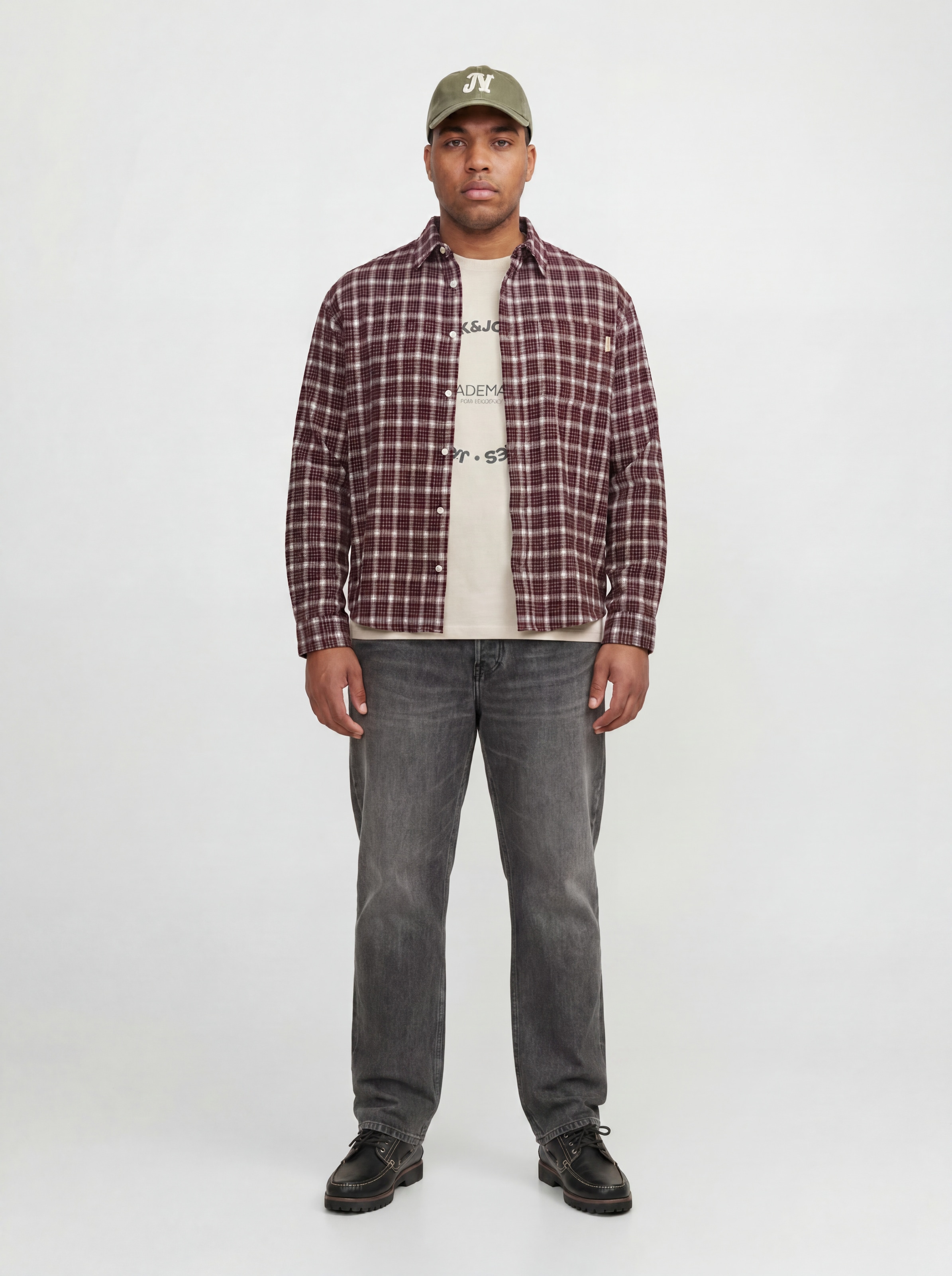 Jack & Jones PlusSize T-Shirt »JJBENSON TEE SS CREW NECK PLS« Baumwolle, regular fit