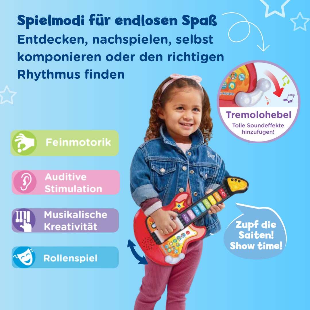 Vtech® Spiel-Gitarre »Vtech Baby, Baby Rockstar« mit Sound