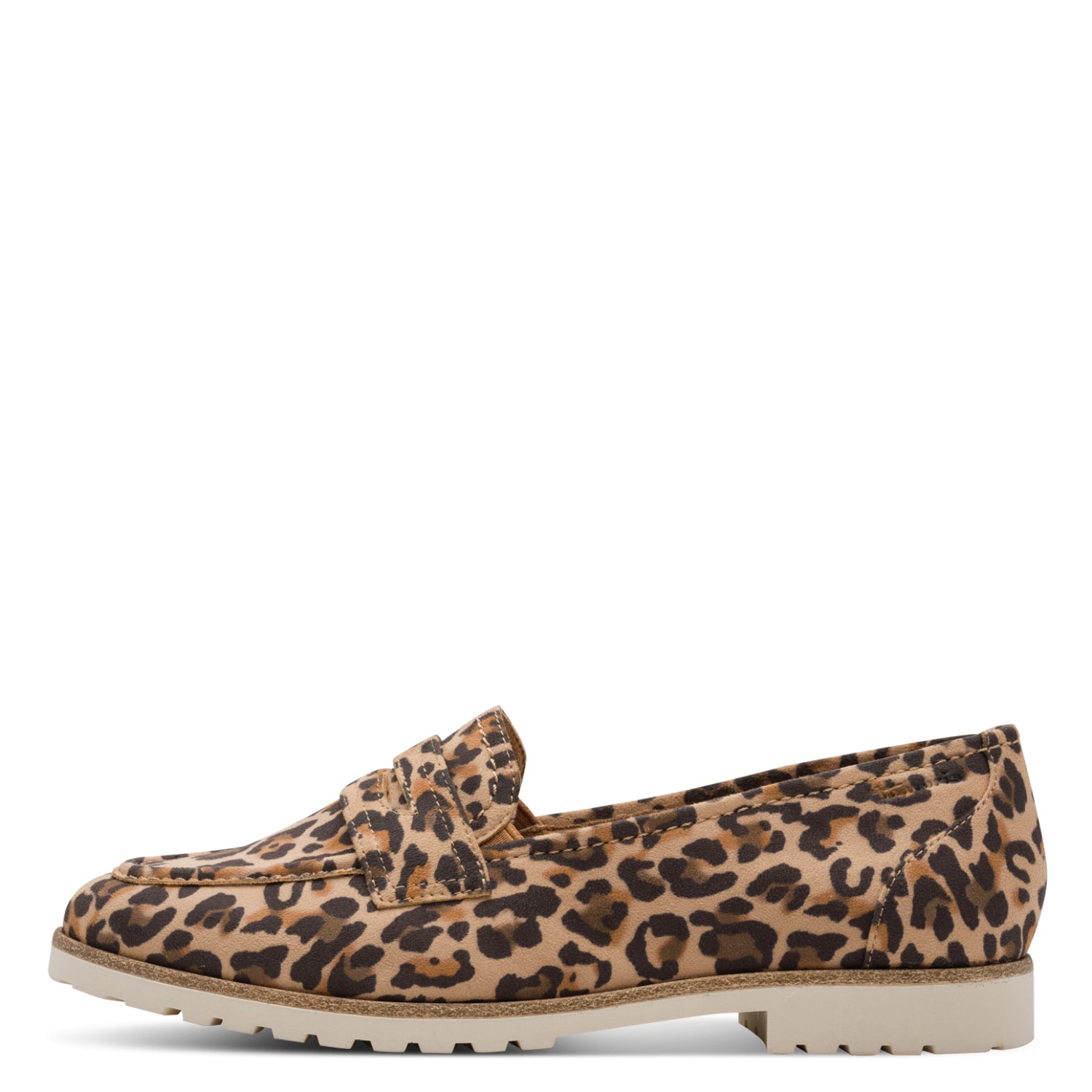 Tamaris Slipper  Blockabsatz, Schlupfschuh, Businessschuh im angesagten Animal-Look