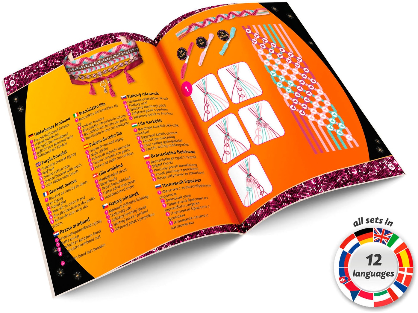 Lena® Kreativset »Freundschaftsbänder, groß«