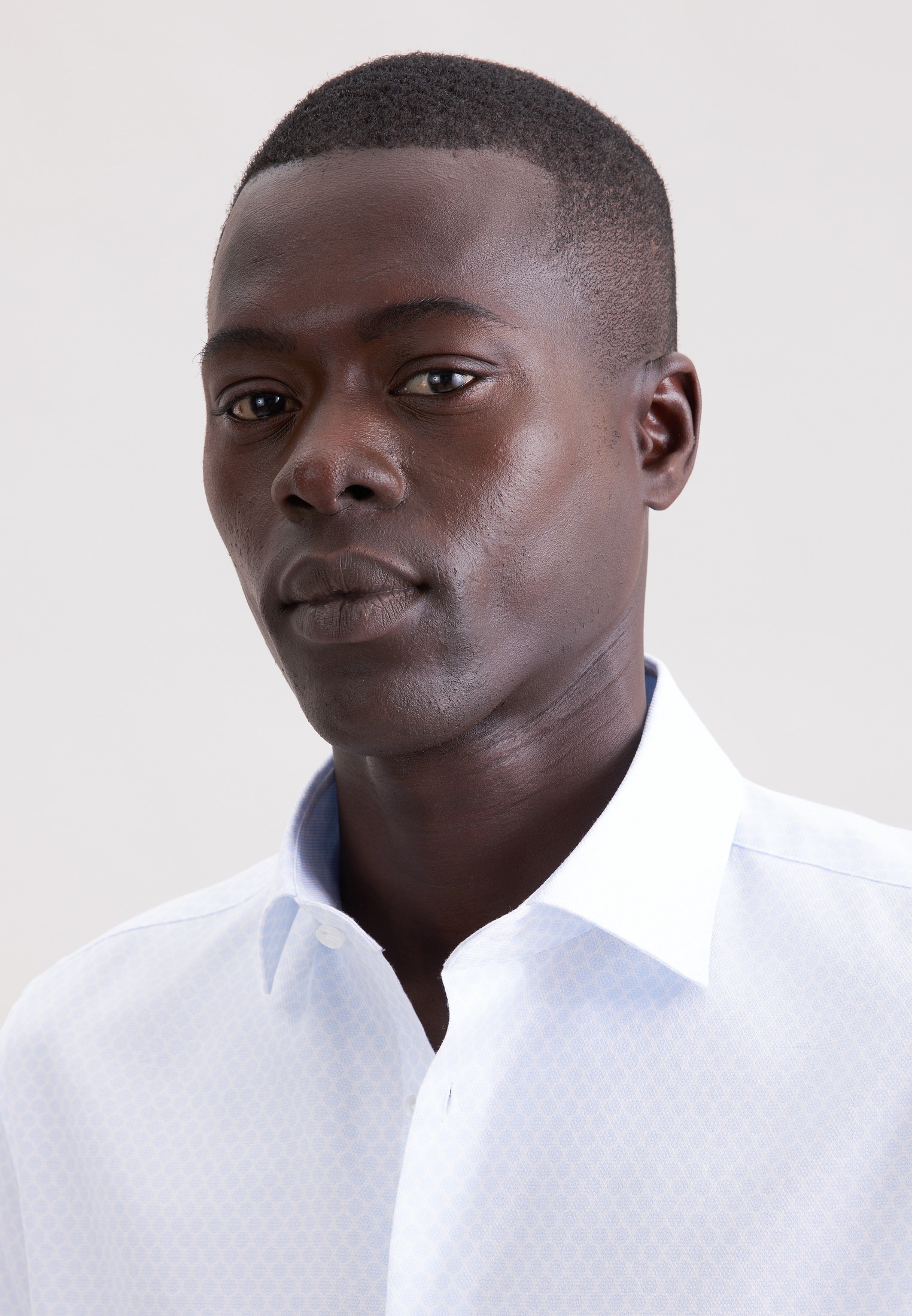 seidensticker Businesshemd »Schwarze Rose« Slim 1/2 Kentkragen Druck