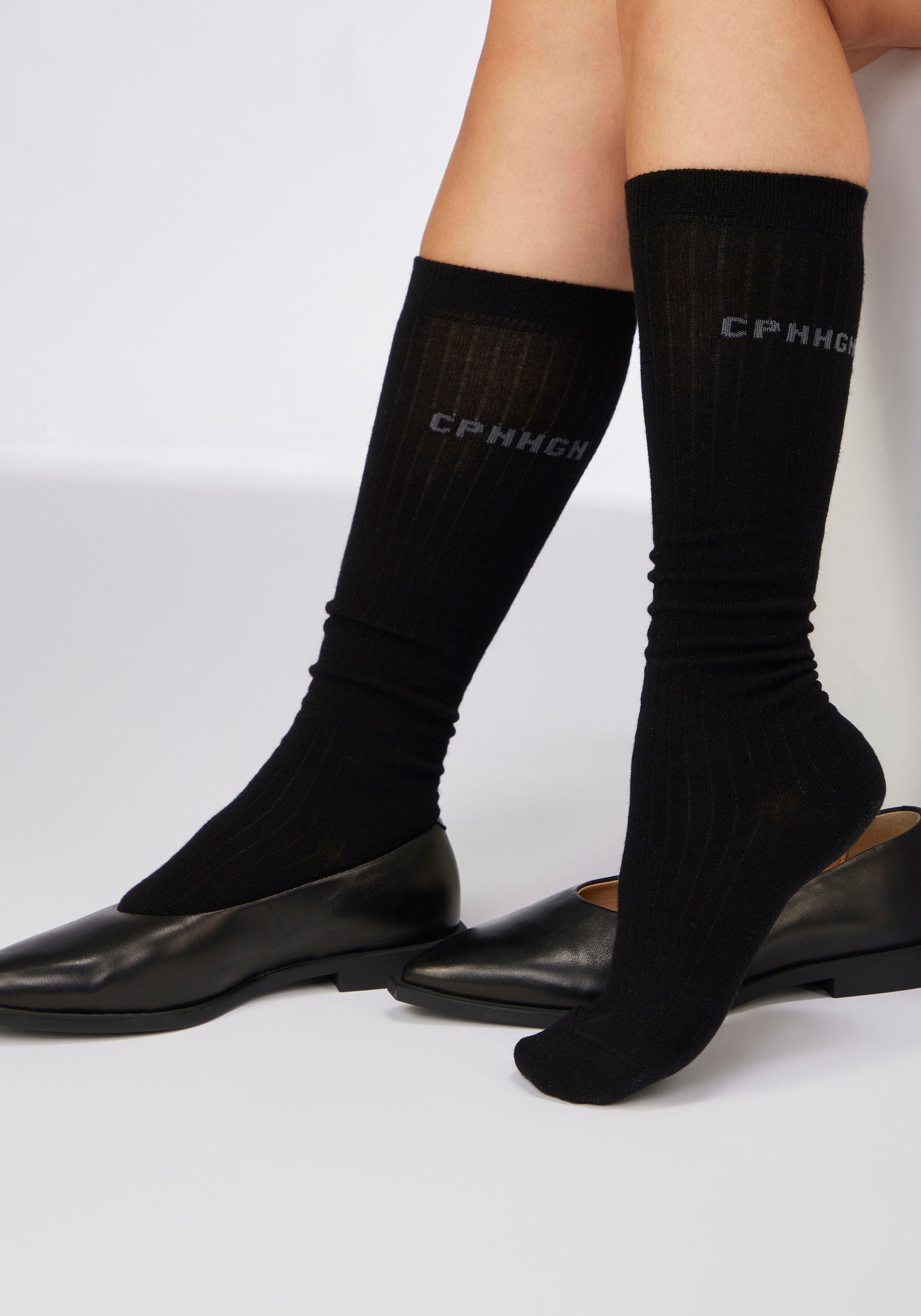 Copenhagen Studios Kniestrümpfe Packung, 2 Paar tlg. mit weicher wärmender Wolle