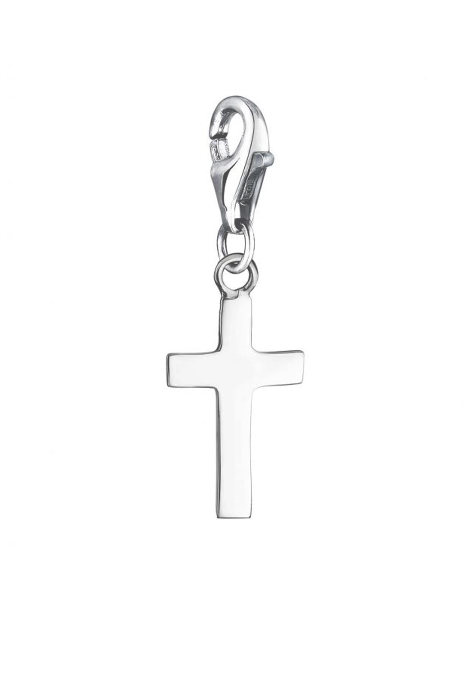 Nenalina Charm-Einhänger »Charm Kreuz Symbol Anhänger Kommunion 925 Silber«