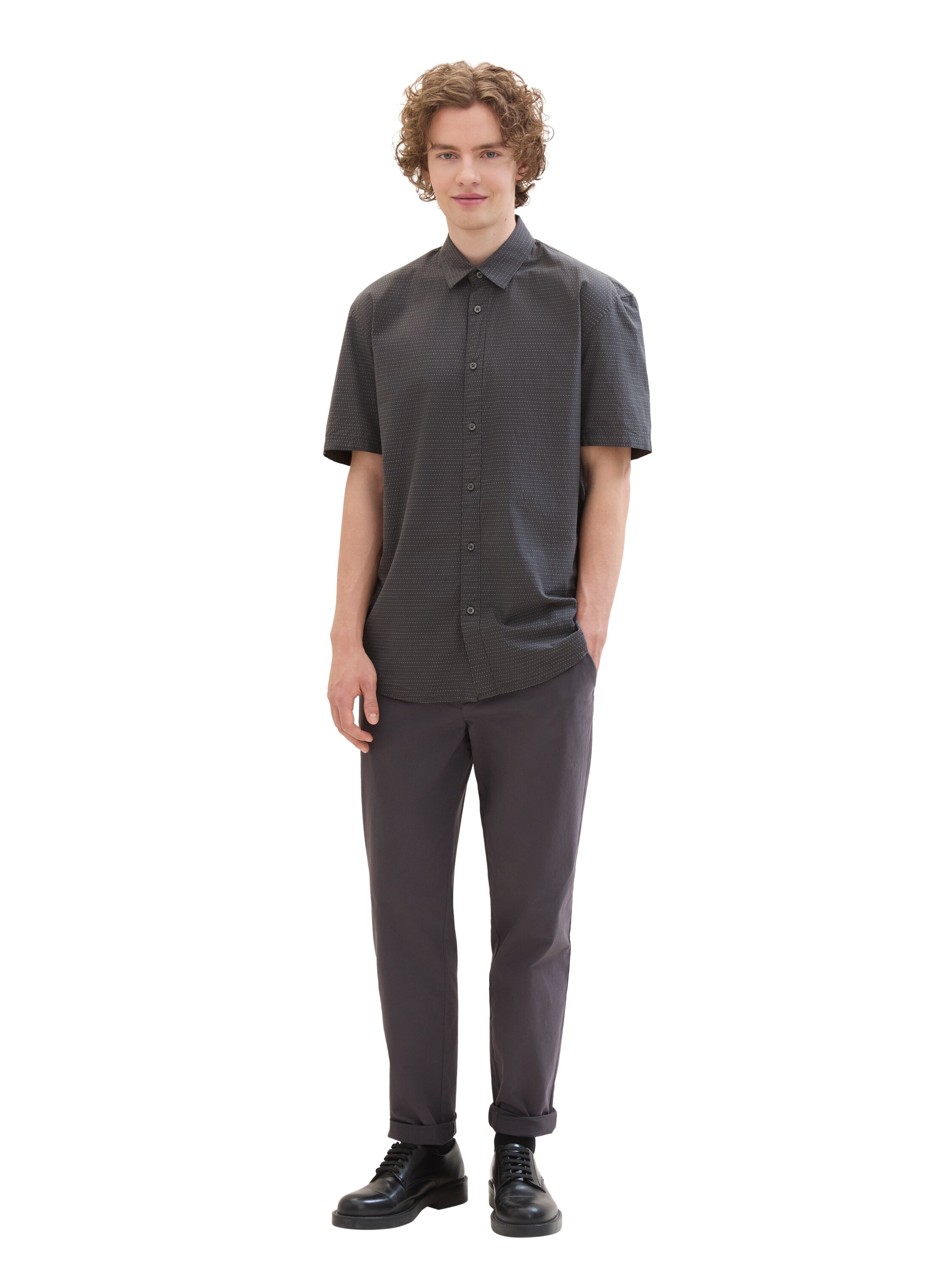 TOM TAILOR Denim Kurzarmhemd , mit Muster
