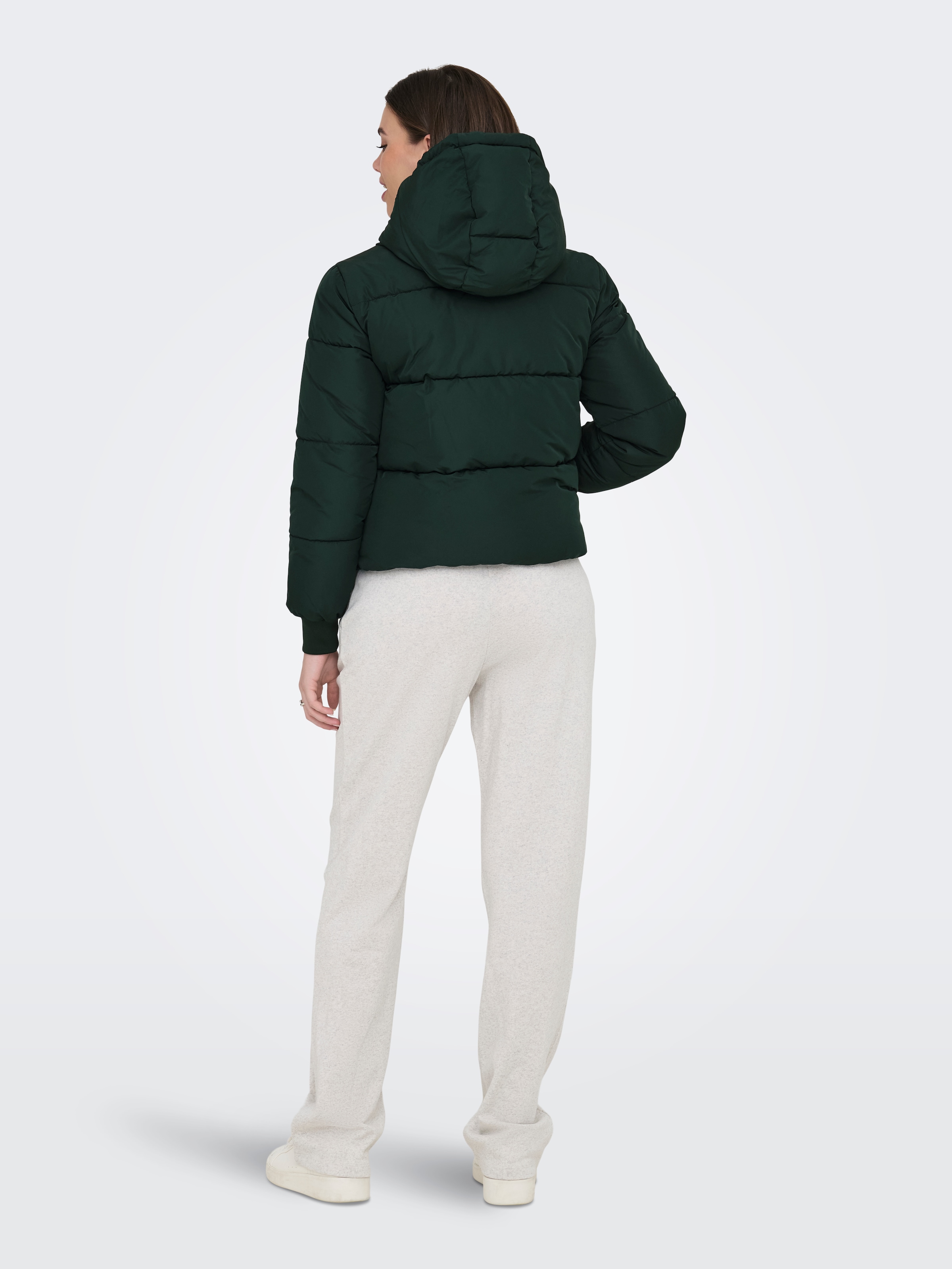 JDY Steppjacke »JDYNEWERICA LIFE SHORT HOOD JKT OTW NOOS«, mit Kapuze