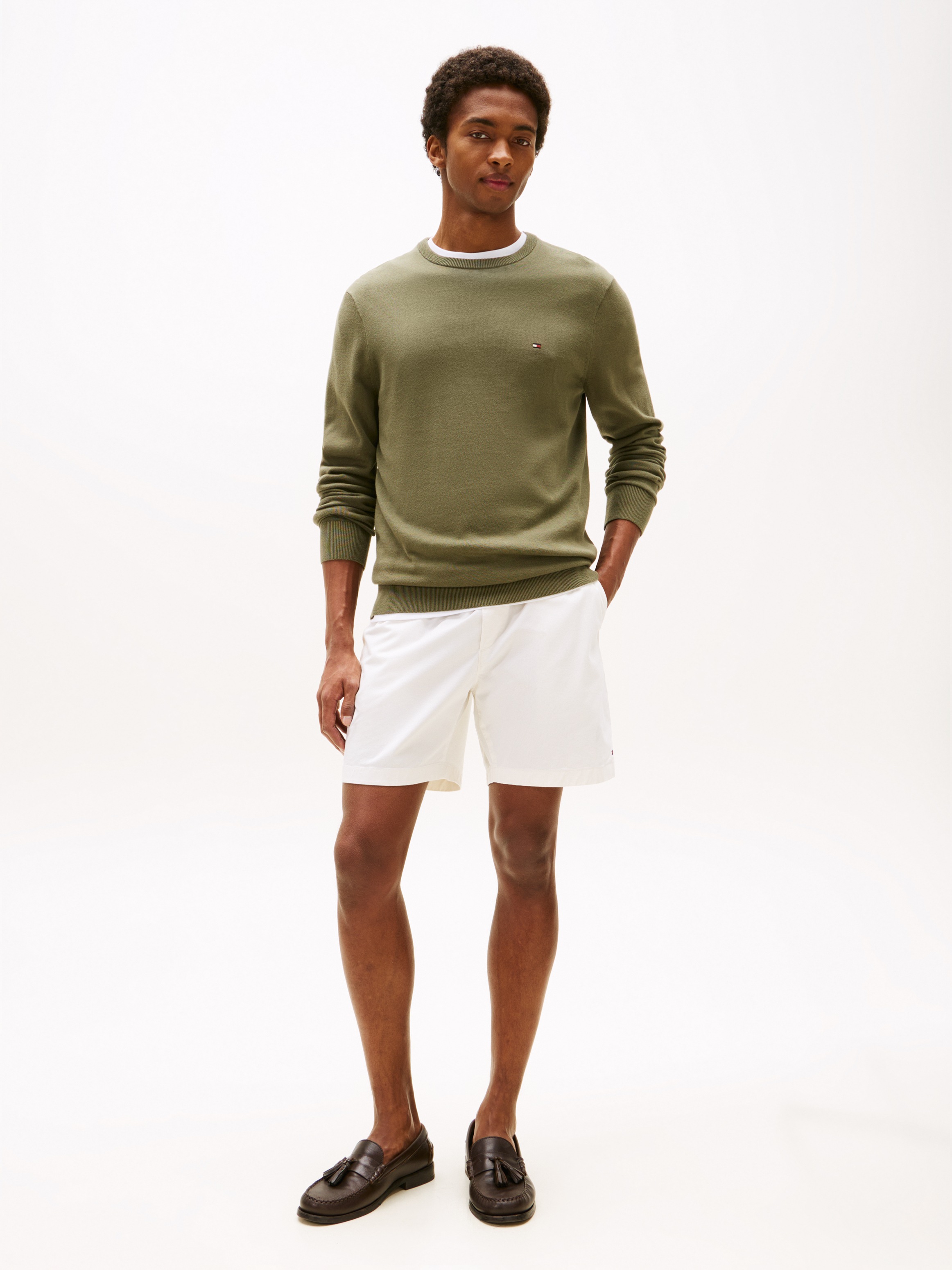 Tommy Hilfiger Rundhalspullover »ESSENTIAL COTTON CREW NECK«